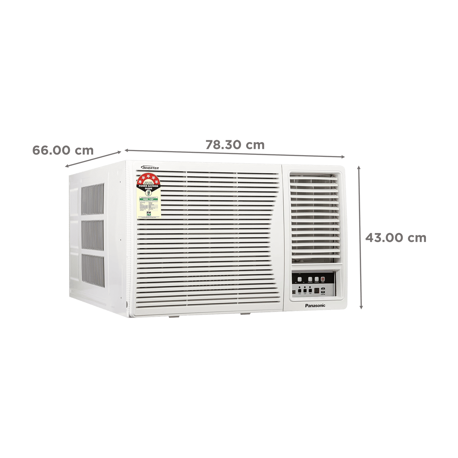 Panasonic XN 1.5 Ton 5 Star Inverter Window AC (Copper Condenser, PM 0.1 Filter, CW-XN185AG) Panasonic XN 1.5 Ton 5 Star Inverter Window AC (Copper Condenser, PM 0.1 Filter, CW-XN185AG)_4