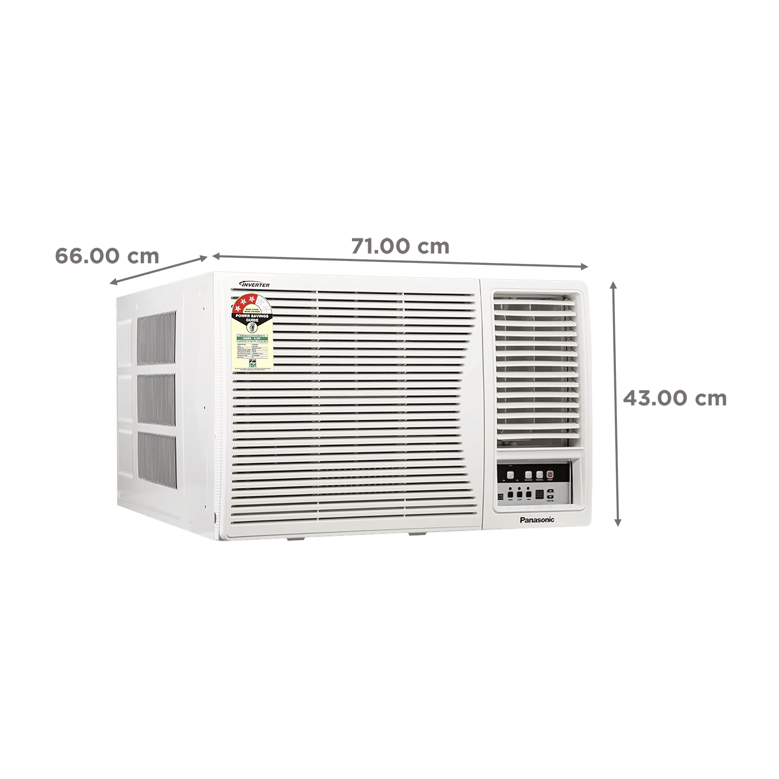 Panasonic LN 1.5 Ton 3 Star Inverter Window AC (Copper Condenser, PM 0.1 Filter, CW-LN183AG) Panasonic LN 1.5 Ton 3 Star Inverter Window AC (Copper Condenser, PM 0.1 Filter, CW-LN183AG)_4