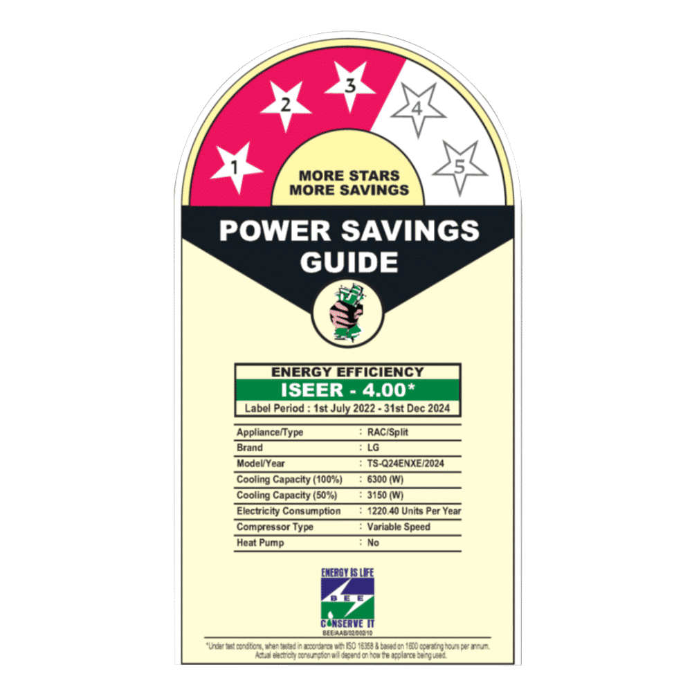 LG TS 6 in 1 Convertible 2 Ton 3 Star Dual Inverter Split AC with VIRAAT Mode (Copper Condenser, TS-Q24ENXE.ANLG)_3