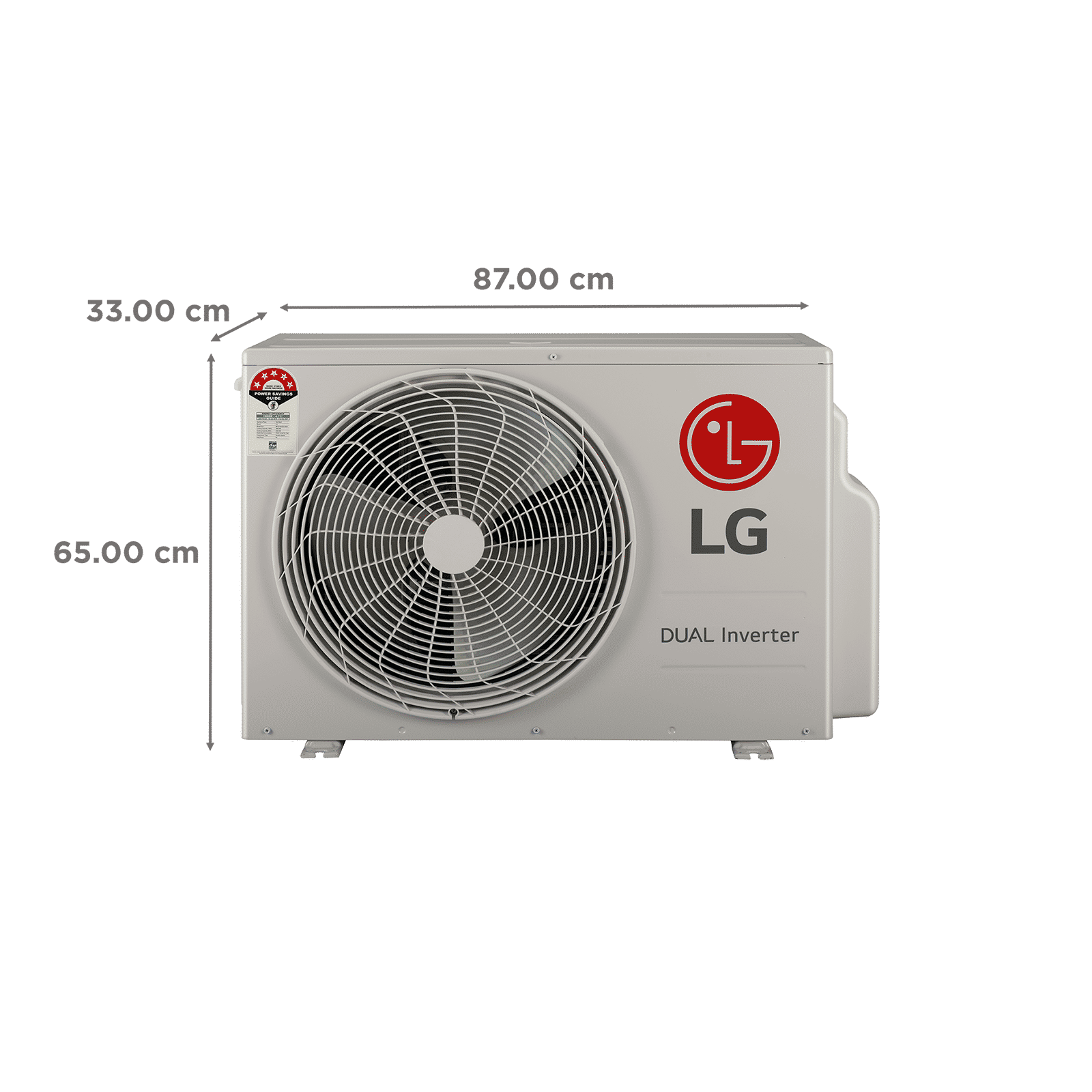 LG TS 5 in 1 Convertible 2 Ton 3 Star Hot & Cold Inverter Split AC with HD Filter (Copper Condenser, TS-H24VNXE.ANLG) LG TS 5 in 1 Convertible 2 Ton 3 Star Hot & Cold Inverter Split AC with HD Filter (Copper Condenser, TS-H24VNXE.ANLG)_4