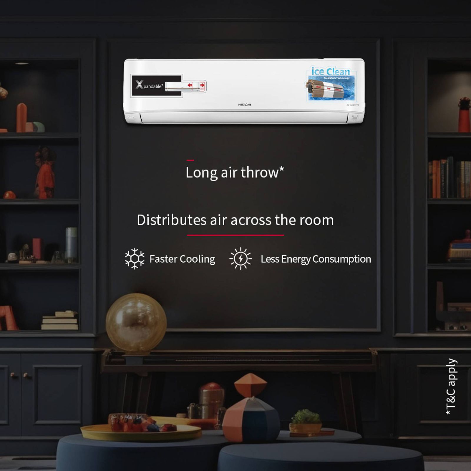 HITACHI iKasu 3400FXL 1.5 Ton 3 Star Inverter Split AC (Copper Condenser, Superfine Mesh Filter, RAS.G318PCBIBF)_11