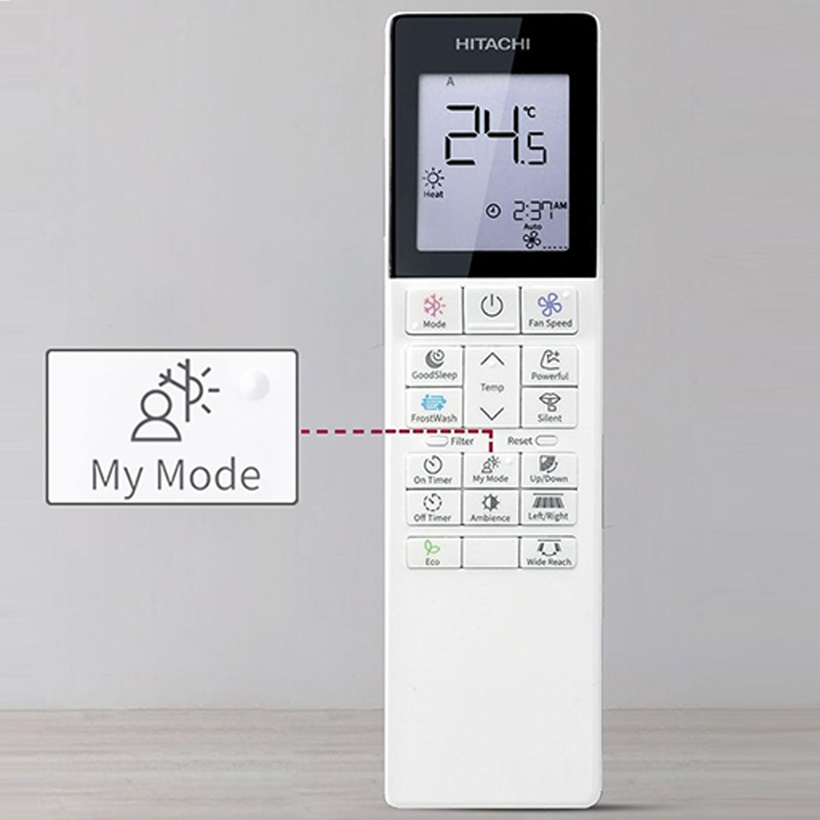 HITACHI Yoshi 5400FXL 2 Ton 5 Star Inverter Split AC (Copper Condenser, Superfine Mesh Filter, RAS.G522PCBISF)_6