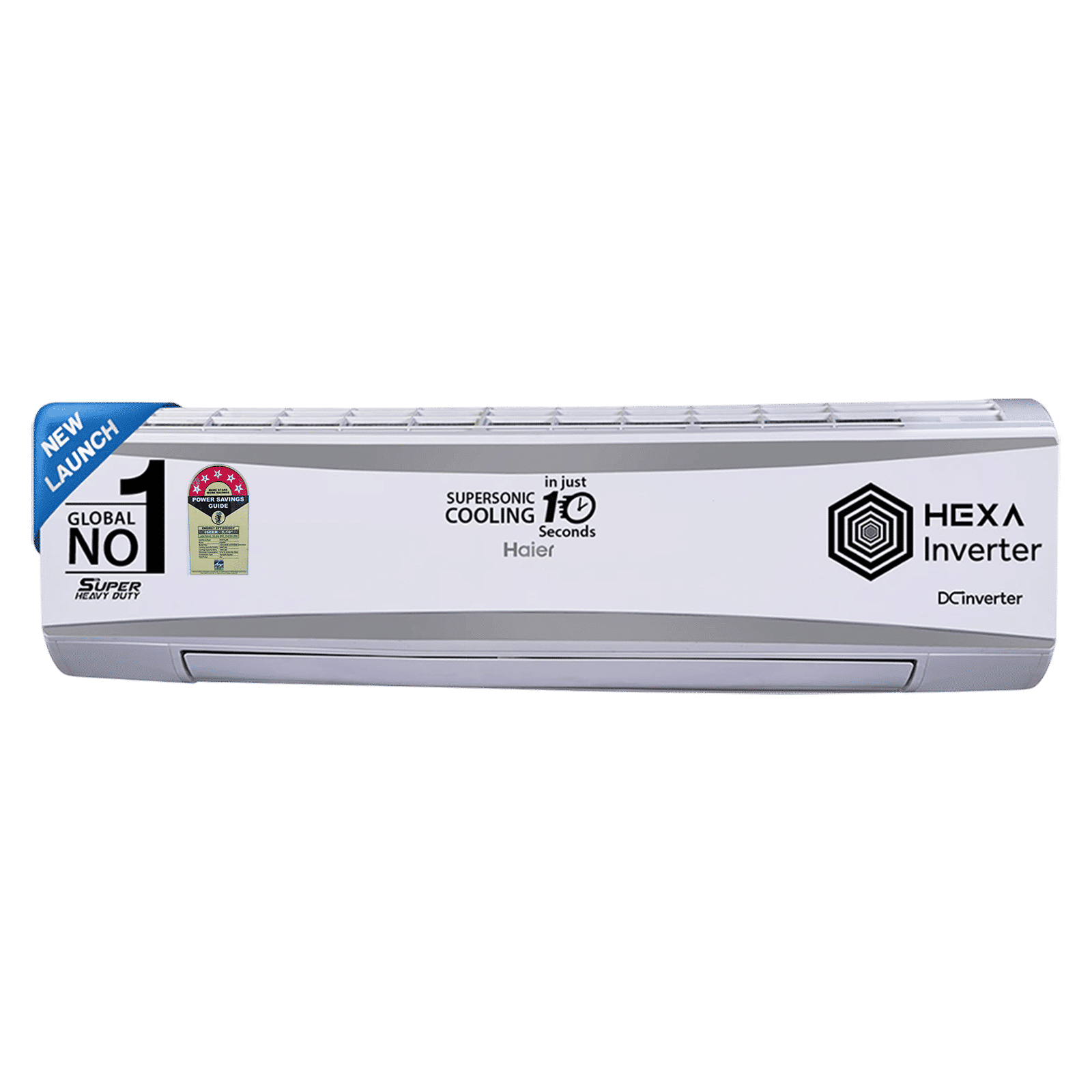 Haier Heavy Duty 7 in 1 Convertible 2 Ton 5 Star Hexa Inverter Split AC (Copper Condenser, Anti Dust Filter, HSU24HD-AOW5BN-INV)_1