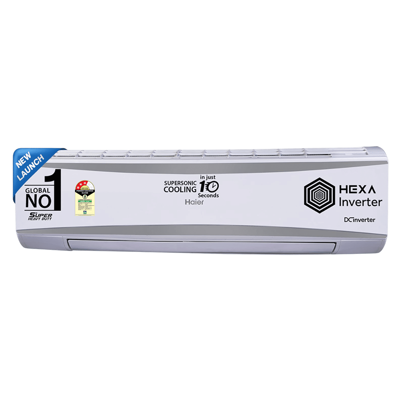 Haier Super Heavy Duty 7 in 1 Convertible 2.2 Ton 3 Star Hexa Inverter Split AC with Frost Self Clean (Copper Condenser, HSU72SHD-AOW3BN-INV) Haier Super Heavy Duty 7 in 1 Convertible 2.2 Ton 3 Star Hexa Inverter Split AC with Frost Self Clean (Copper Condenser, HSU72SHD-AOW3BN-INV)_1