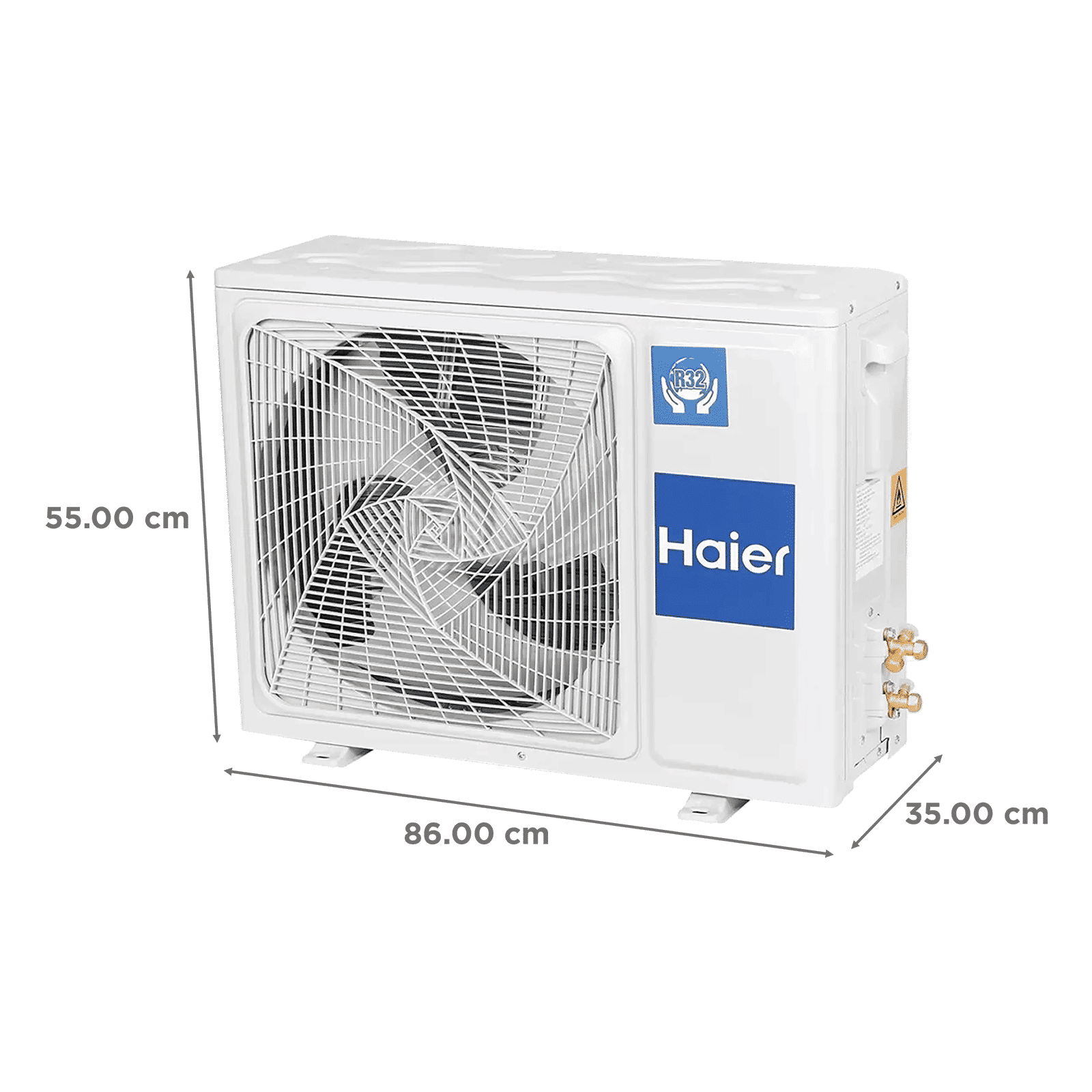 Haier Elegante Heavy Duty 7 in 1 Convertible 1.6 Ton 3 Star Hot & Cold Inverter Split AC with Self Diagnosis (Copper Condenser, HSU19CH-TQG3BN-INV) Haier Elegante Heavy Duty 7 in 1 Convertible 1.6 Ton 3 Star Hot & Cold Inverter Split AC with Self Diagnosis (Copper Condenser, HSU19CH-TQG3BN-INV)_5