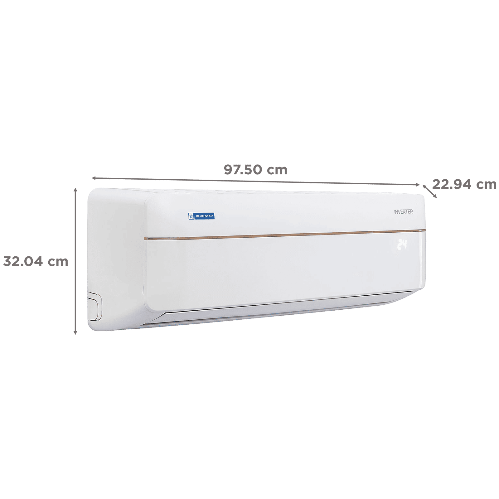 Blue Star V Series 5 in 1 Convertible 1.5 Ton 3 Star Inverter Split Smart AC with Voice Command Technology (Copper Condenser, IC318VNUS) Blue Star V Series 5 in 1 Convertible 1.5 Ton 3 Star Inverter Split Smart AC with Voice Command Technology (Copper Condenser, IC318VNUS)_4