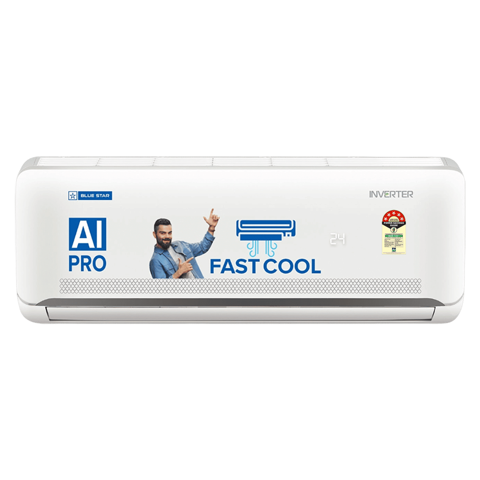 Blue Star N Series 5 in 1 Convertible 1.5 Ton 5 Star Inverter Split Smart AC with Voice Command Technology (Copper Condenser, IC518NNURS) Blue Star N Series 5 in 1 Convertible 1.5 Ton 5 Star Inverter Split Smart AC with Voice Command Technology (Copper Condenser, IC518NNURS)_1