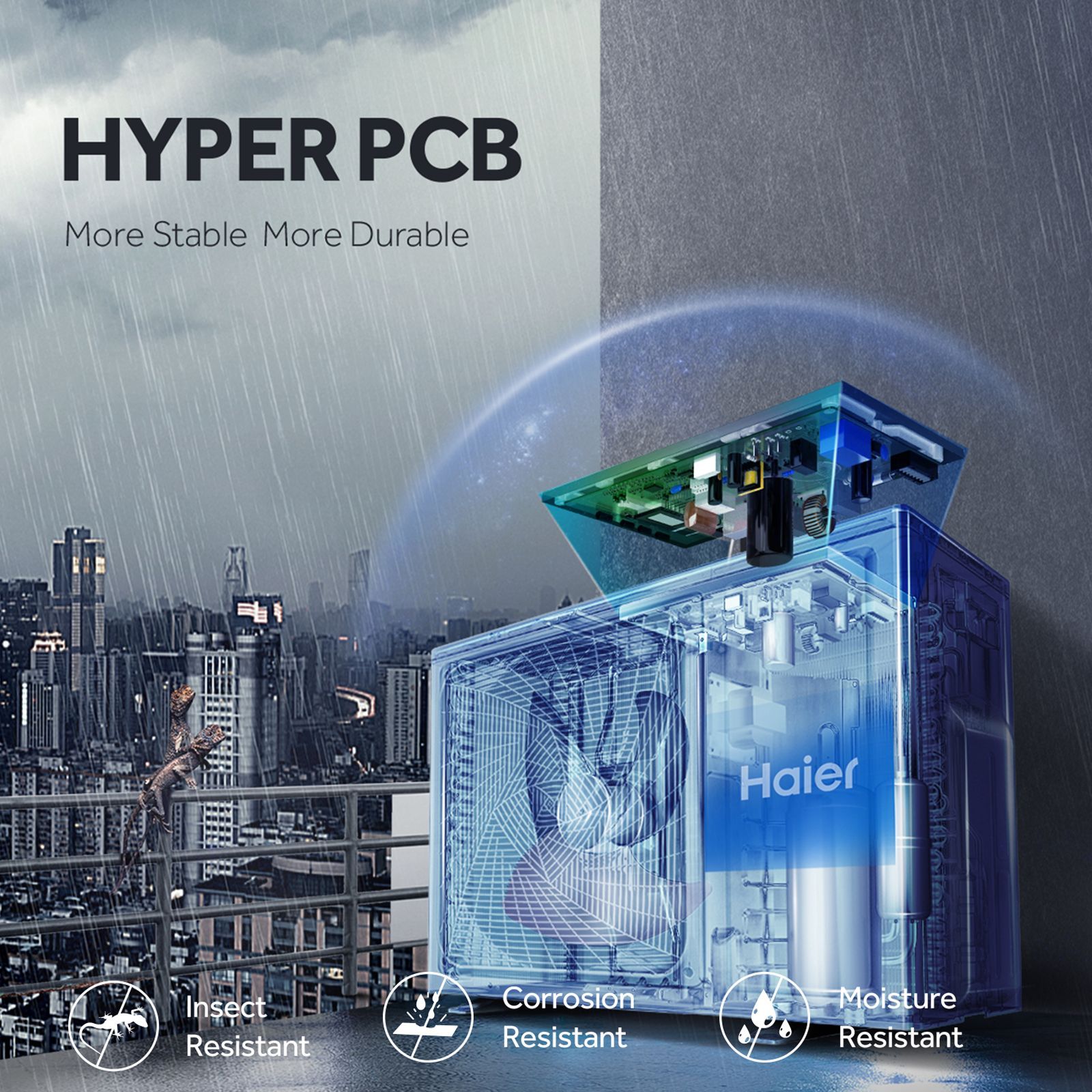 Haier Elegante Heavy Duty 7 in 1 Convertible 1 Ton 5 Star Hexa Inverter Split AC with Micro Antimicrobial Protection (Copper Condenser, HSU14E-TXS5BN-INV)_16