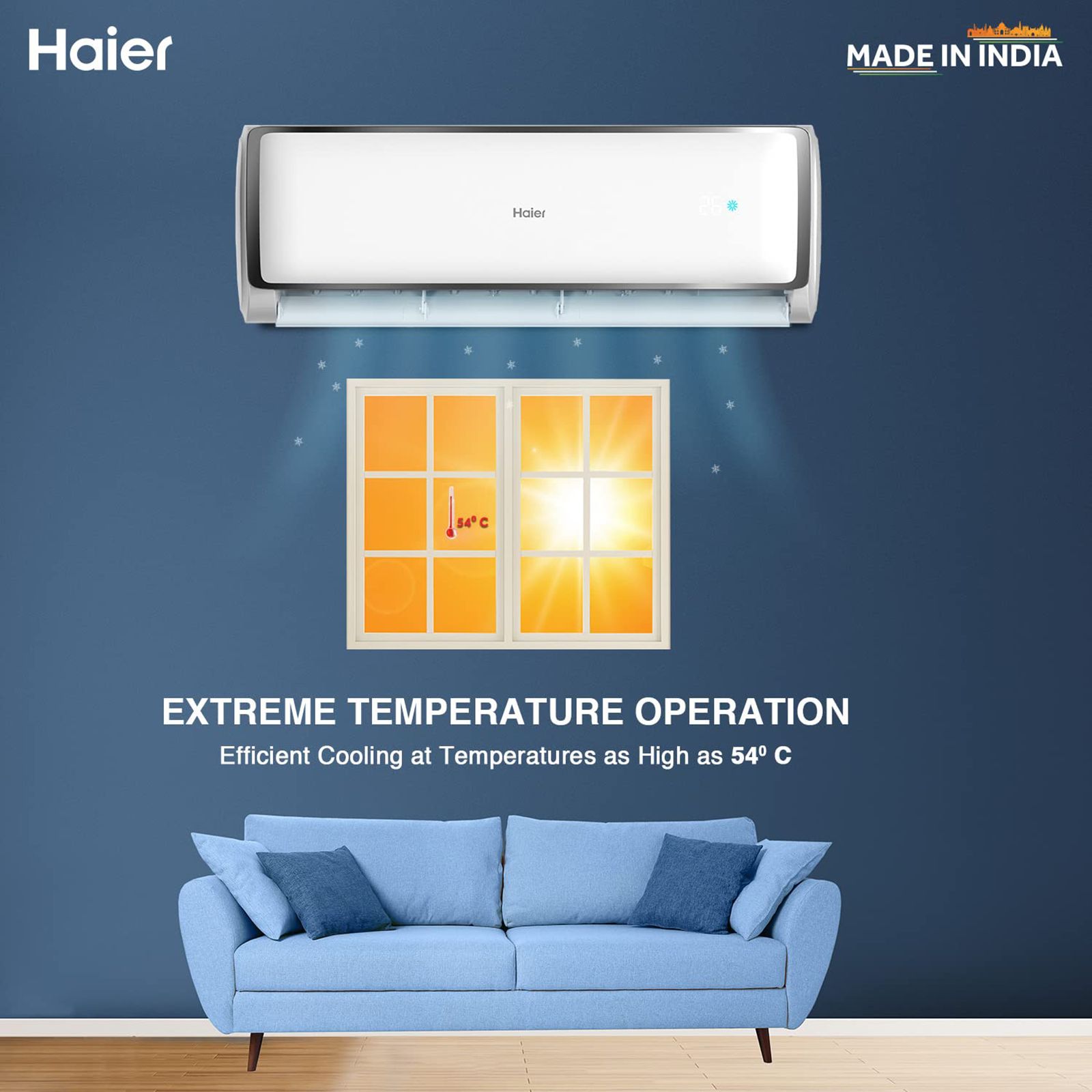 Haier Turbocool 1.6 Ton 3 Star Fixed Speed Split AC (Copper Condenser, Anti Dust Filter, HSU19T-TXS3BE-FS) Haier Turbocool 1.6 Ton 3 Star Fixed Speed Split AC (Copper Condenser, Anti Dust Filter, HSU19T-TXS3BE-FS)_12