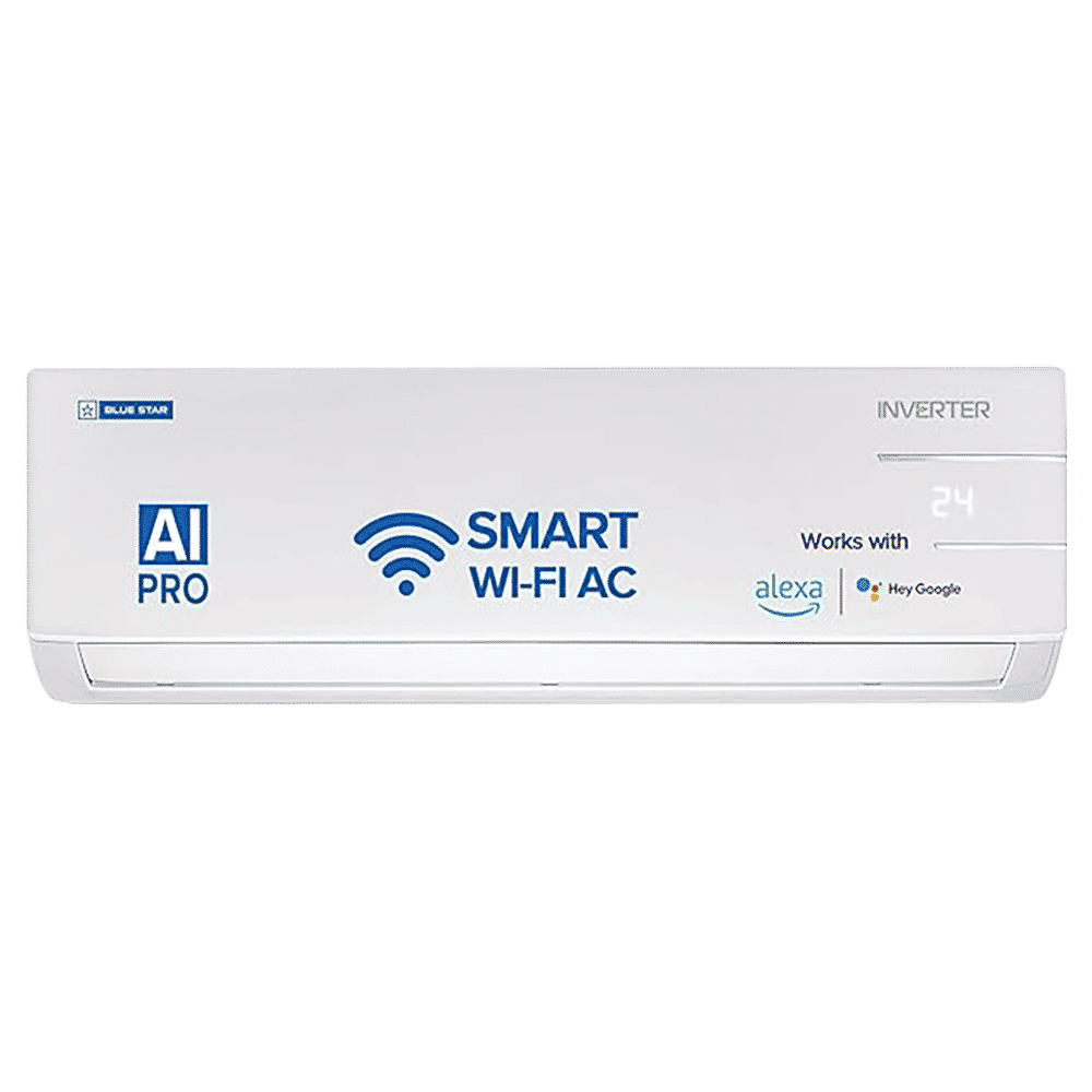 Blue Star Y Series 5 in 1 Convertible 1.5 Ton 5 Star Inverter Split Smart AC with Voice Command Technology (Copper Condenser, IC518YNURS)_1