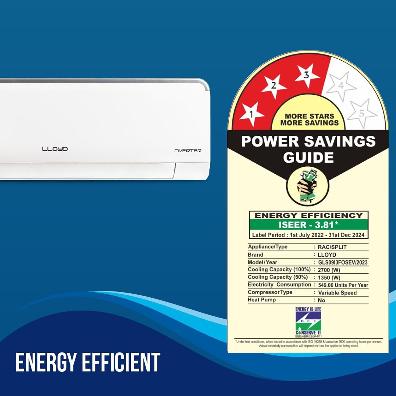 LLOYD Element Series 5 in 1 Convertible 0.8 Ton 3 Star Inverter Split AC with PM 2.5 Filter ( Copper Condenser, GLS09I3FOSEV) LLOYD Element Series 5 in 1 Convertible 0.8 Ton 3 Star Inverter Split AC with PM 2.5 Filter ( Copper Condenser, GLS09I3FOSEV)_10
