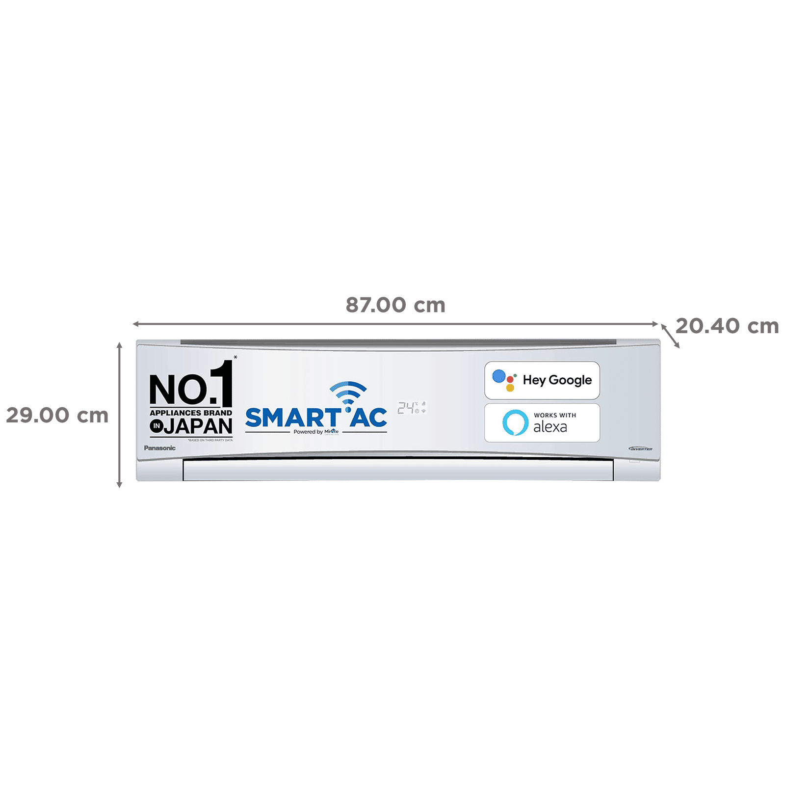 Panasonic SU 7 in 1 Convertible 1 Ton 3 Star Inverter Split Smart AC with Wi-Fi Enabled (Copper Condenser, CS/CU-SU12YKYWA)_4