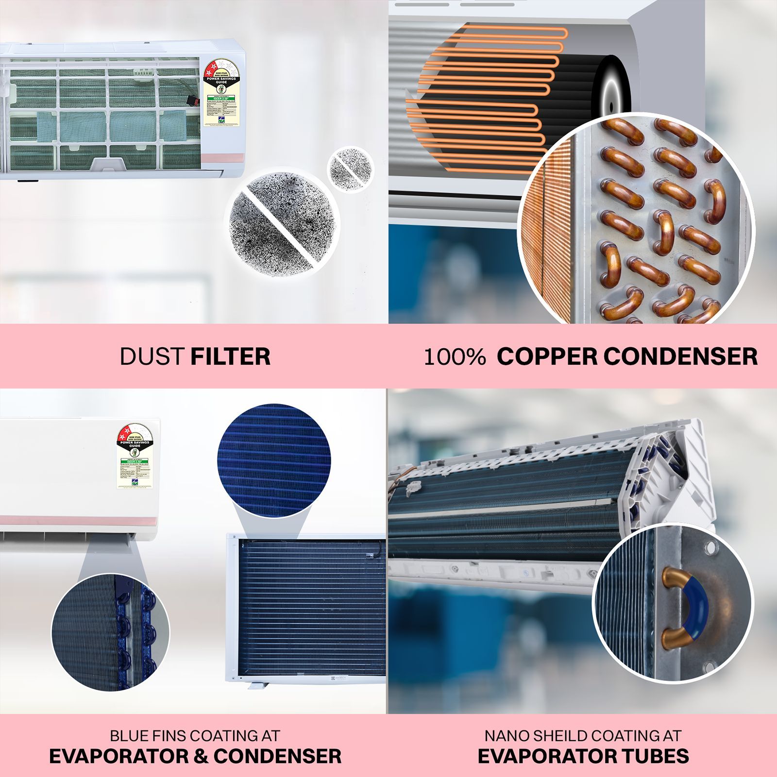 Croma 1 Ton 2 Star Split AC (Copper Condenser, Dust Filter) Croma 1 Ton 2 Star Split AC (Copper Condenser, Dust Filter)_13