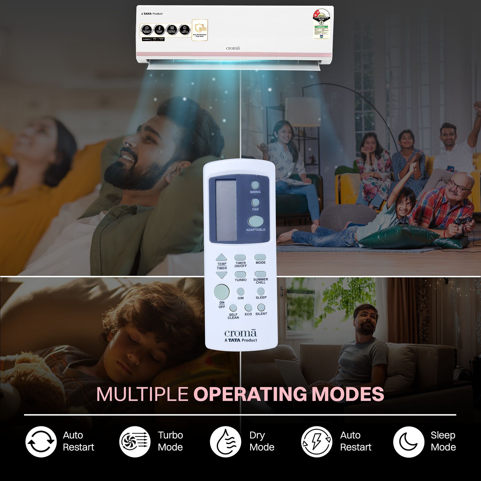 Croma 1 Ton 2 Star Split AC (Copper Condenser, Dust Filter) Croma 1 Ton 2 Star Split AC (Copper Condenser, Dust Filter)_14