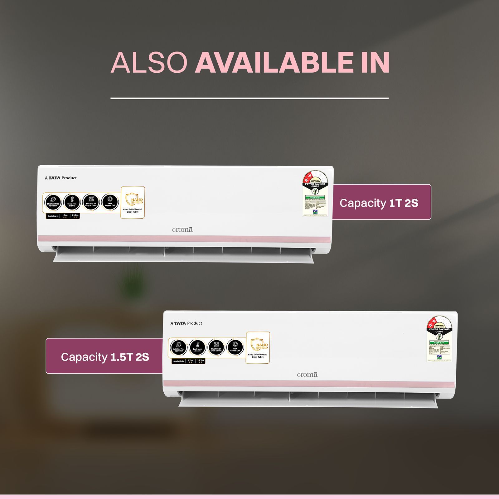 Croma 1 Ton 2 Star Split AC (Copper Condenser, Dust Filter) Croma 1 Ton 2 Star Split AC (Copper Condenser, Dust Filter)_17