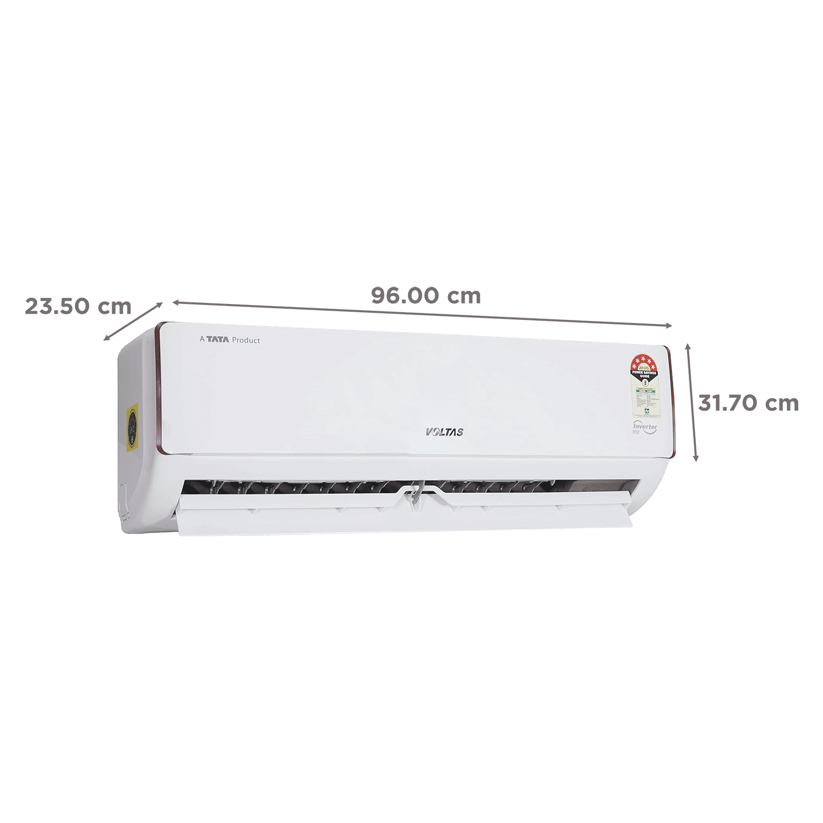 VOLTAS 185V Vectra Eden 1.5 Ton 5 Star Inverter Split AC (Copper Condenser, Dust Filter, 4503604)_4