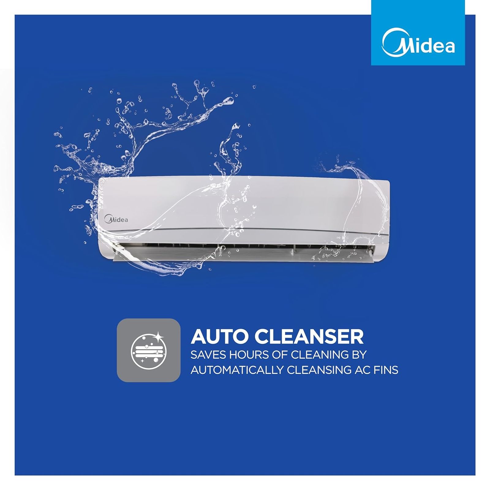 Midea Santis Pro Deluxe 4 in 1 Convertible 2 Ton 3 Star Inverter Split AC with Auto Cleanser (Copper Condenser, MAI24SD3R32F0) Midea Santis Pro Deluxe 4 in 1 Convertible 2 Ton 3 Star Inverter Split AC with Auto Cleanser (Copper Condenser, MAI24SD3R32F0)_10