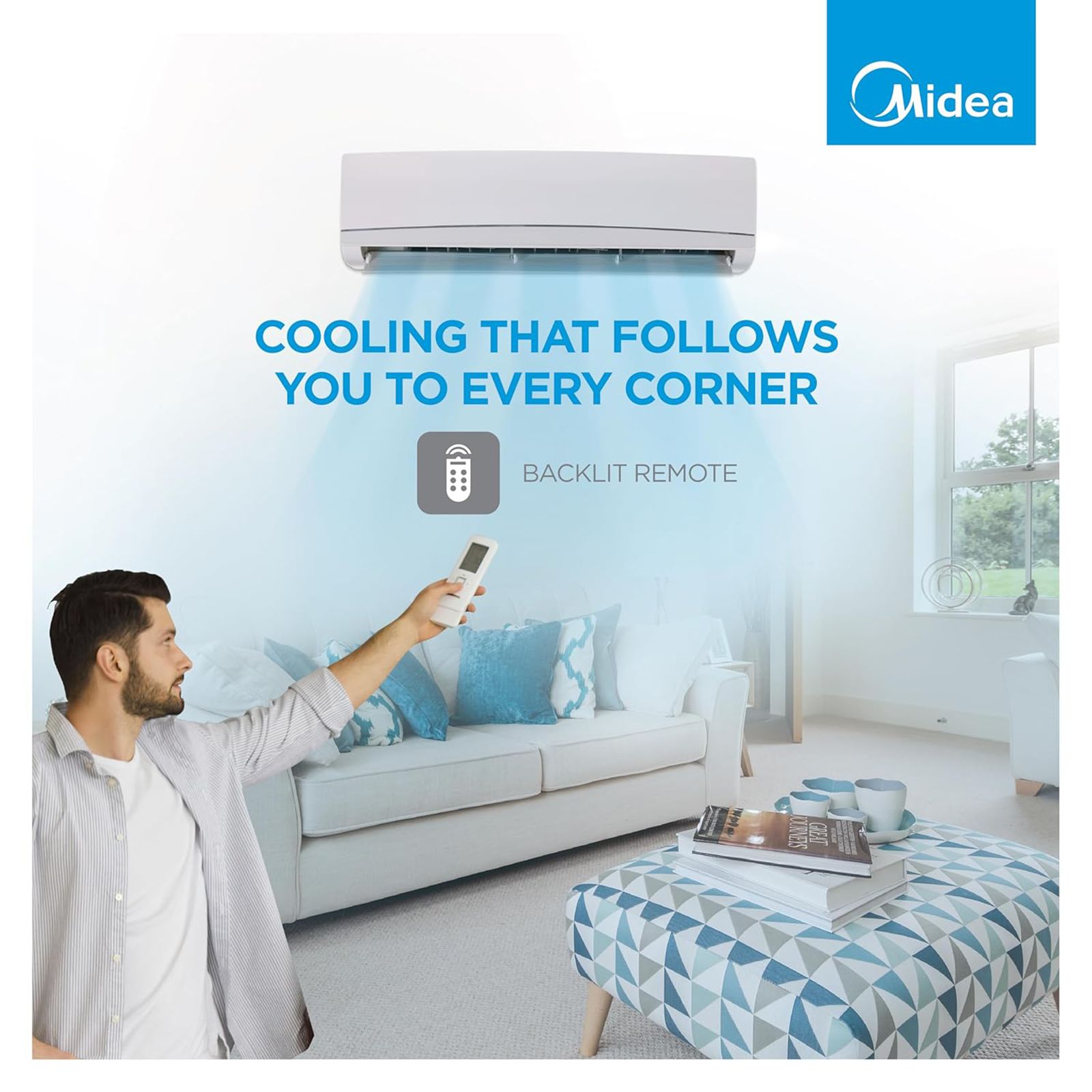 Midea Santis Pro Deluxe 4 in 1 Convertible 2 Ton 3 Star Inverter Split AC with Auto Cleanser (Copper Condenser, MAI24SD3R32F0) Midea Santis Pro Deluxe 4 in 1 Convertible 2 Ton 3 Star Inverter Split AC with Auto Cleanser (Copper Condenser, MAI24SD3R32F0)_11
