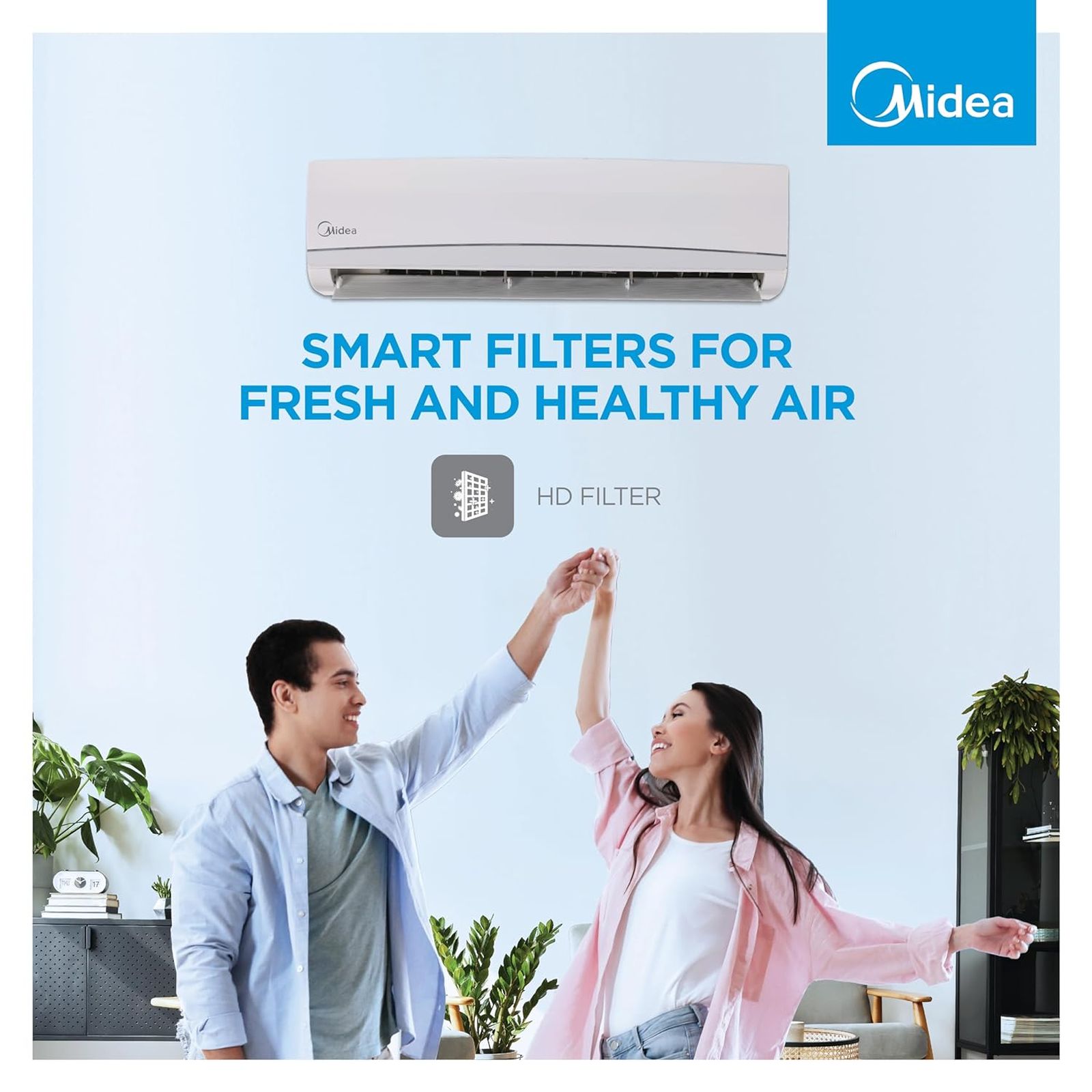 Midea Santis Pro Deluxe 4 in 1 Convertible 2 Ton 3 Star Inverter Split AC with Auto Cleanser (Copper Condenser, MAI24SD3R32F0) Midea Santis Pro Deluxe 4 in 1 Convertible 2 Ton 3 Star Inverter Split AC with Auto Cleanser (Copper Condenser, MAI24SD3R32F0)_7