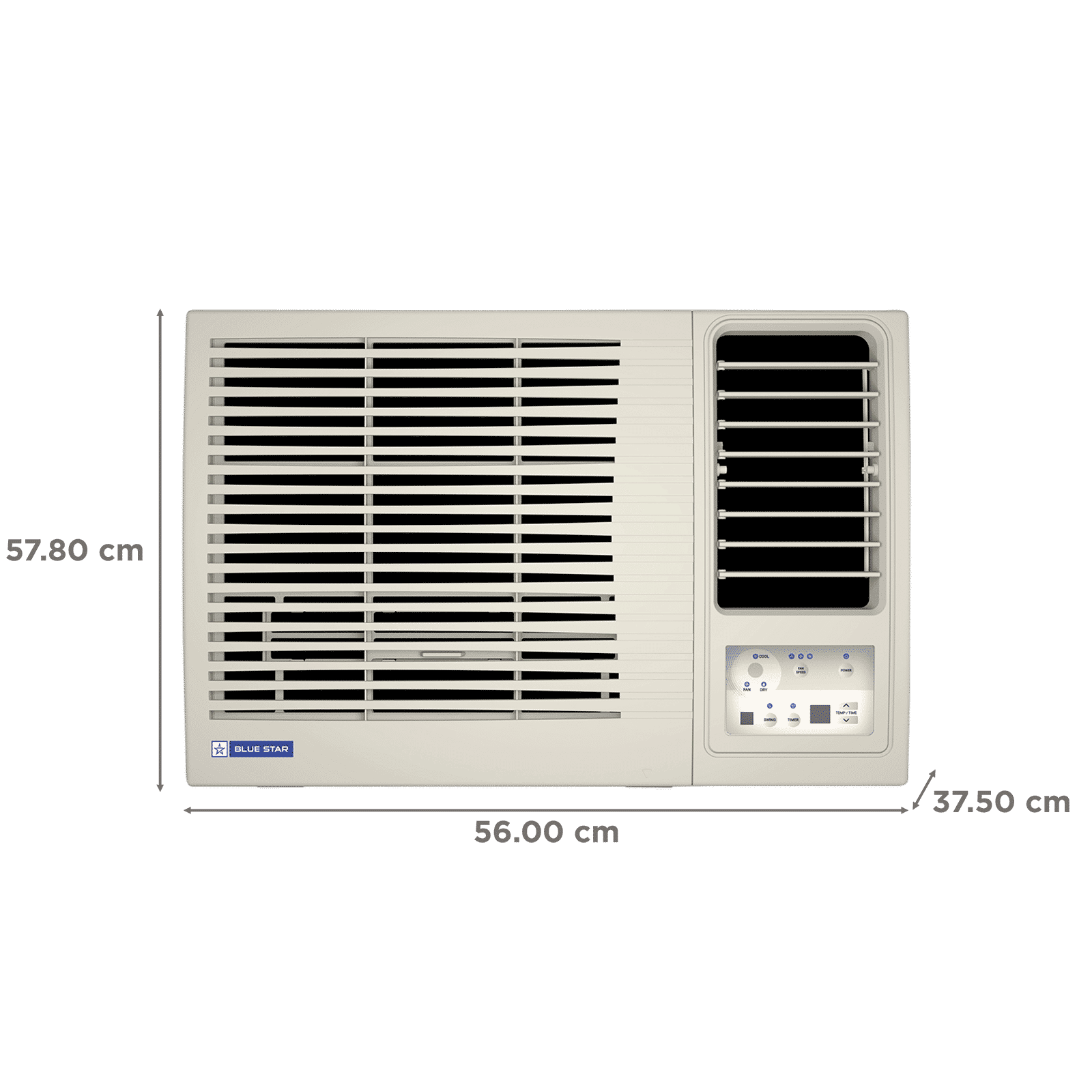 Blue Star L Series 0.8 Ton 3 Star Fixed Speed Window AC (Copper Condenser, Dust Filter, WFD309L) Blue Star L Series 0.8 Ton 3 Star Fixed Speed Window AC (Copper Condenser, Dust Filter, WFD309L)_4