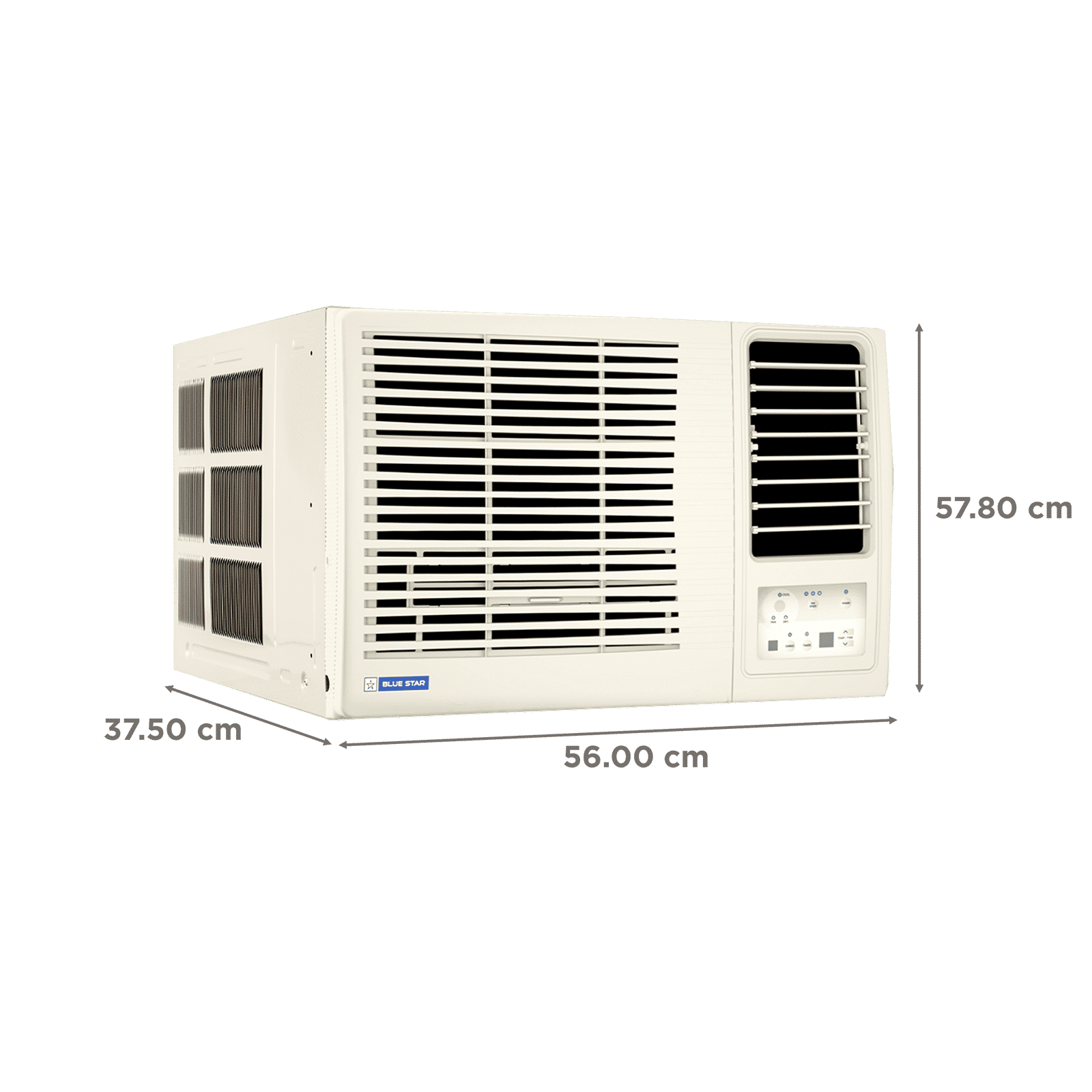Blue Star L Series 1 Ton 3 Star Fixed Speed Window AC (Copper Condenser, Dust Filter, WFD312L)_4