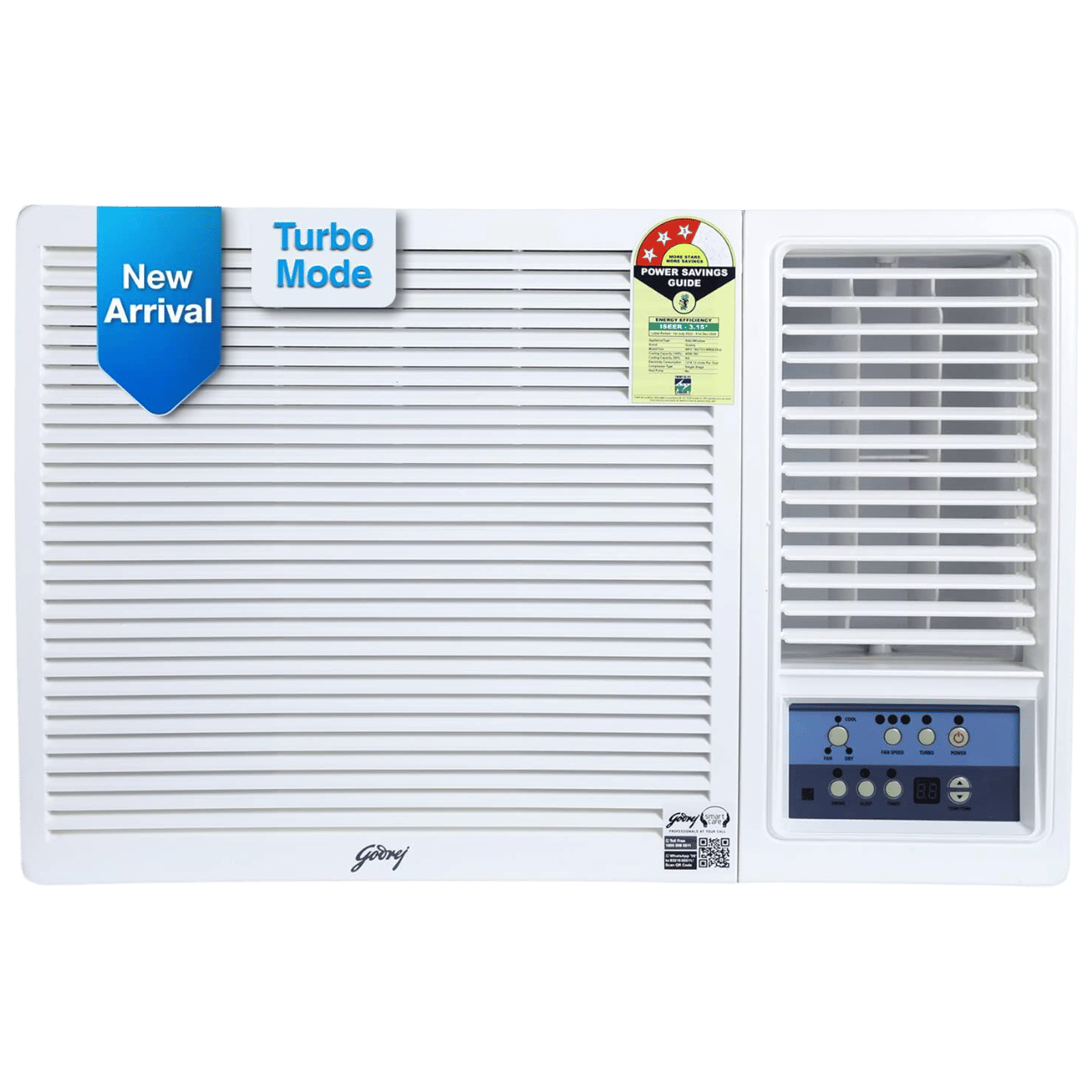 Godrej 1.5 Ton 3 Star Inverter Window AC (Copper Condenser, Anti Dust Filter, WIC 18UTC3 WWA) Godrej 1.5 Ton 3 Star Inverter Window AC (Copper Condenser, Anti Dust Filter, WIC 18UTC3 WWA)_1