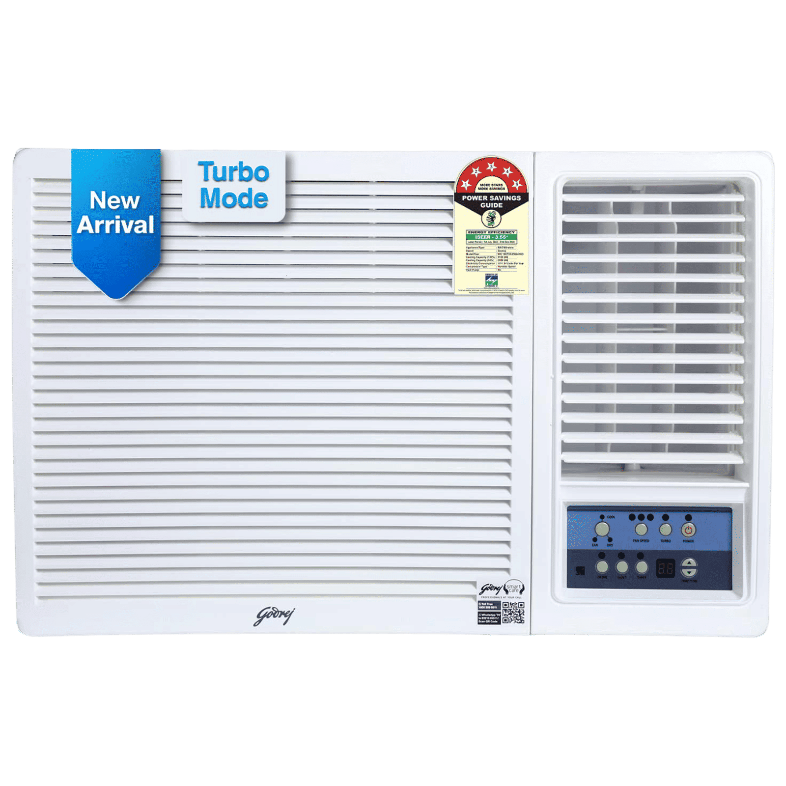 Godrej 1.5 Ton 5 Star Inverter Window AC (Copper Condenser, Anti Dust Filter, WIC 18UTC5-WWA) Godrej 1.5 Ton 5 Star Inverter Window AC (Copper Condenser, Anti Dust Filter, WIC 18UTC5-WWA)_1