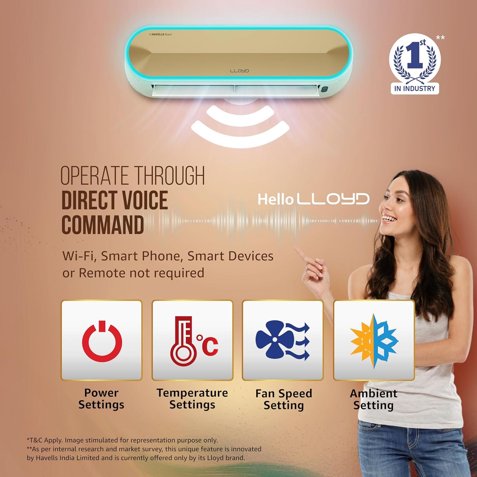 LLOYD Stellar 6 in 1 Convertible 1.5 Ton 5 Star Inverter Split Smart AC with Wi-Fi Supported (Copper Condenser, GLS18V5FWGST) LLOYD Stellar 6 in 1 Convertible 1.5 Ton 5 Star Inverter Split Smart AC with Wi-Fi Supported (Copper Condenser, GLS18V5FWGST)_11
