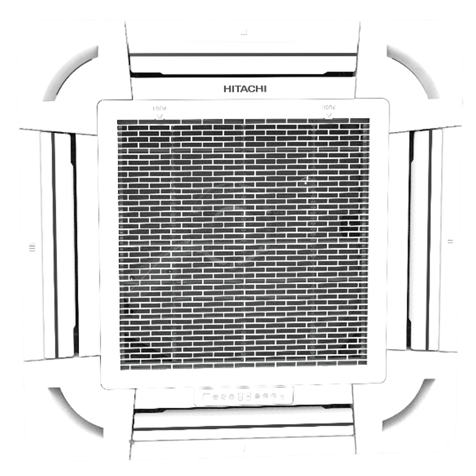 HITACHI 1.79 Ton 2 Star Cassette AC (Copper Condenser, RAG222HGDOQ, White)_1
