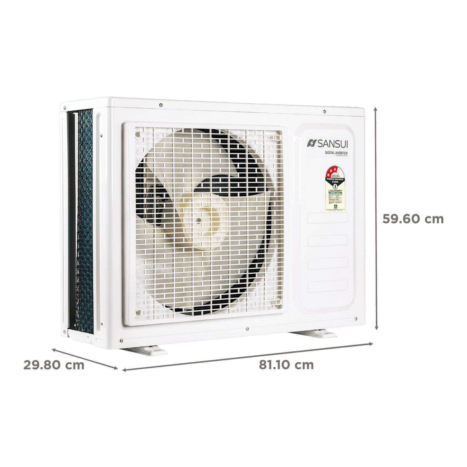 SANSUI Arctic Pro 5 in 1 Convertible 1.8 Ton 3 Star Inverter Split AC with PM 2.5 Filter (Copper Condenser, JSE243SI24A1)_4