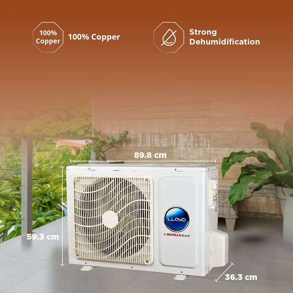 LLOYD Element Series 5 in 1 Convertible 2 Ton 3 Star Inverter Split AC with Stabilizer Free Operation (Copper Condenser, GLS24I3KWSEM)_7