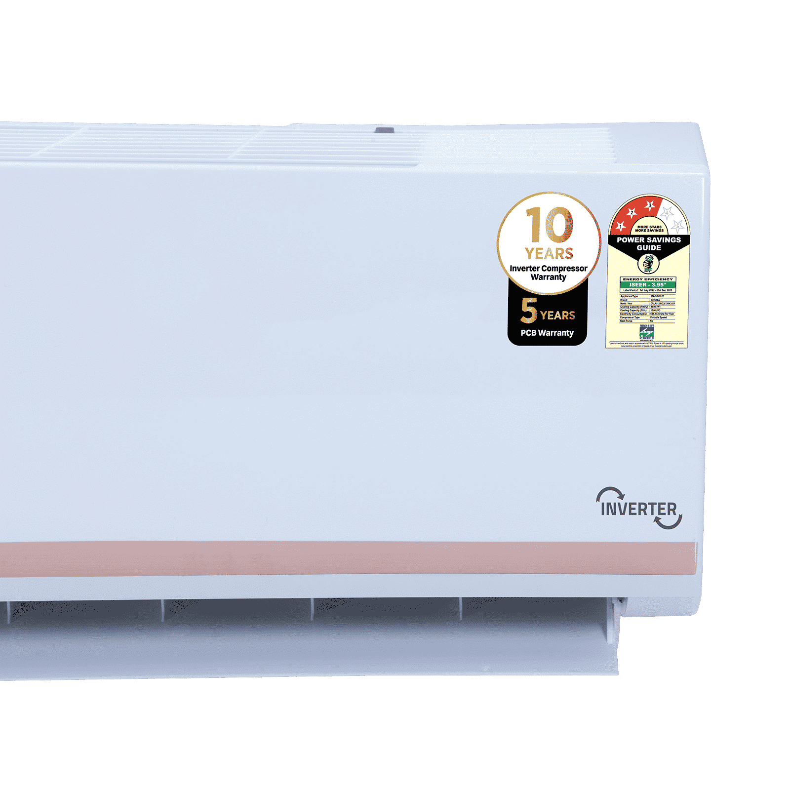 Croma 7 in 1 Convertible 1 Ton 3 Star Inverter Split AC with Temperature Sensor (2025 Model, Copper Condenser, CRLA012IND283264) Croma 7 in 1 Convertible 1 Ton 3 Star Inverter Split AC with Temperature Sensor (2025 Model, Copper Condenser, CRLA012IND283264)_17