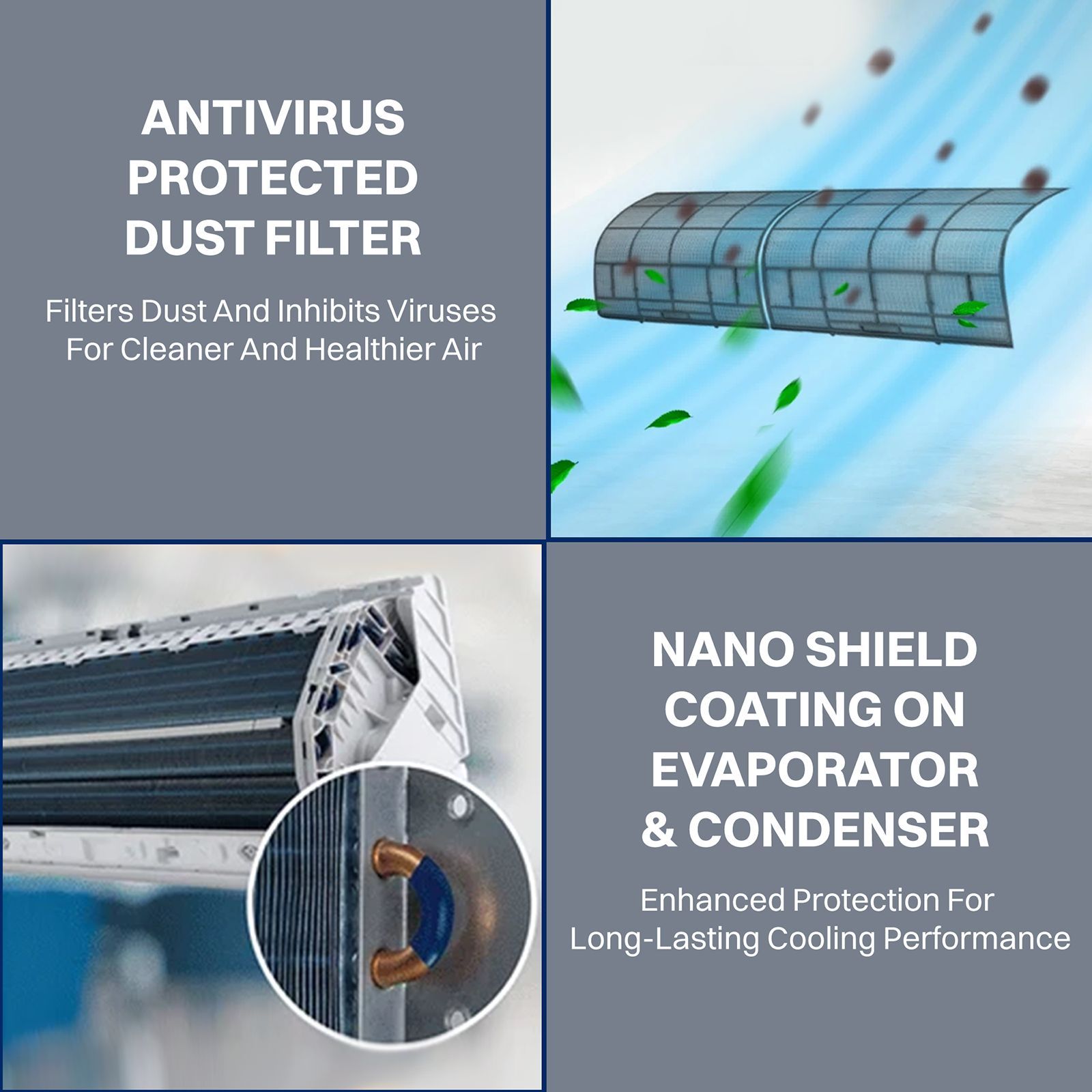 Croma 7 in 1 Convertible 1.5 Ton 3 Star Inverter Split AC with Temperature Sensor (2025 Model, Copper Condenser, CRLA018IND283267) Croma 7 in 1 Convertible 1.5 Ton 3 Star Inverter Split AC with Temperature Sensor (2025 Model, Copper Condenser, CRLA018IND283267)_9