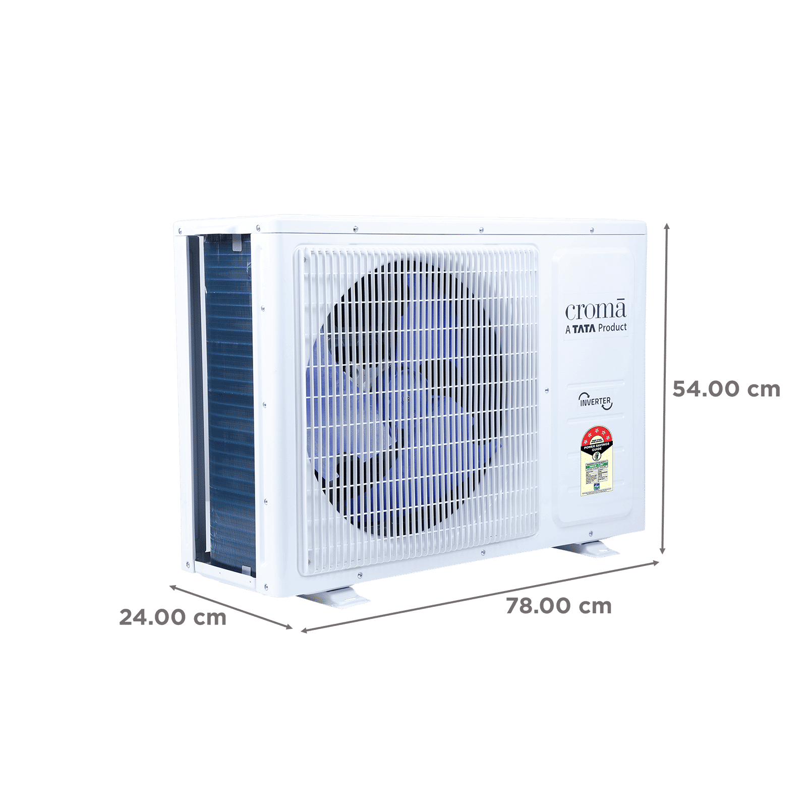 Croma 7 in 1 Convertible 1.5 Ton 5 Star Inverter Split AC with 4 Way Swing(2025 Model, Copper Condenser, CRLA018INF283269)_4