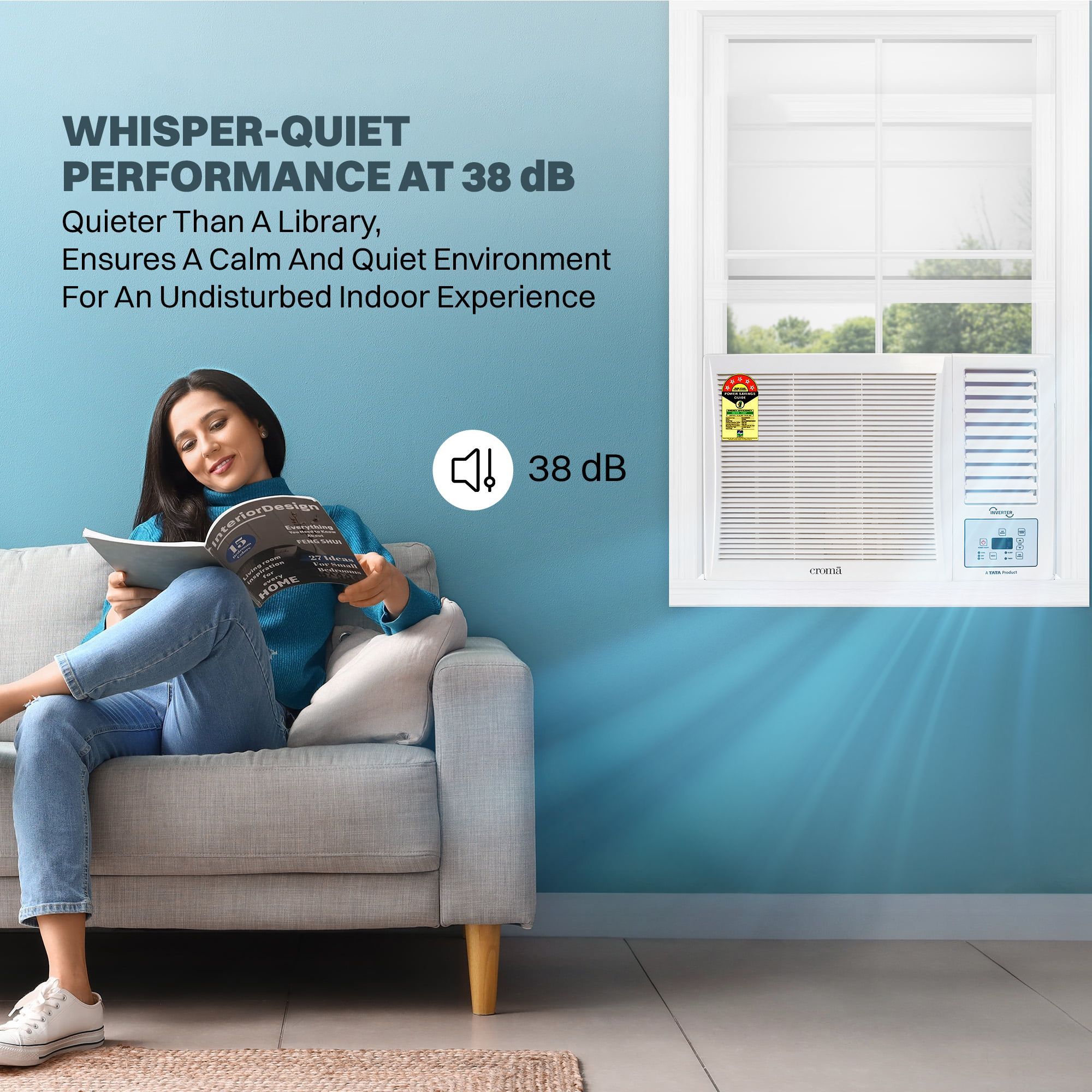 Croma 1.5 Ton 5 Star Inverter Window AC with Self Diagnosis (2025 Model, Copper Condenser) Croma 1.5 Ton 5 Star Inverter Window AC with Self Diagnosis (2025 Model, Copper Condenser)_14