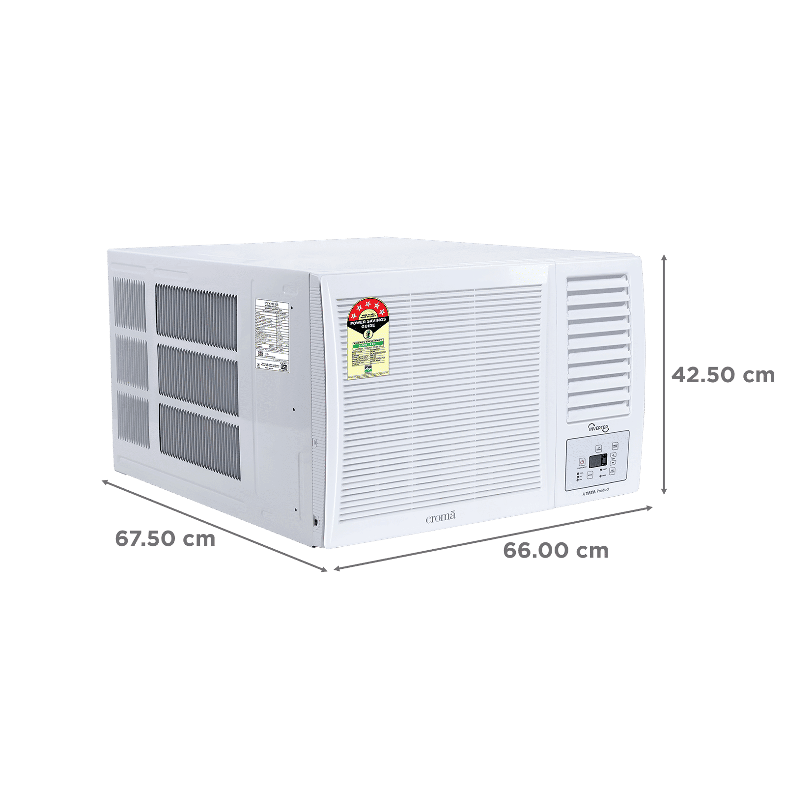 Croma 1.5 Ton 5 Star Inverter Window AC with Self Diagnosis (2025 Model, Copper Condenser) Croma 1.5 Ton 5 Star Inverter Window AC with Self Diagnosis (2025 Model, Copper Condenser)_3