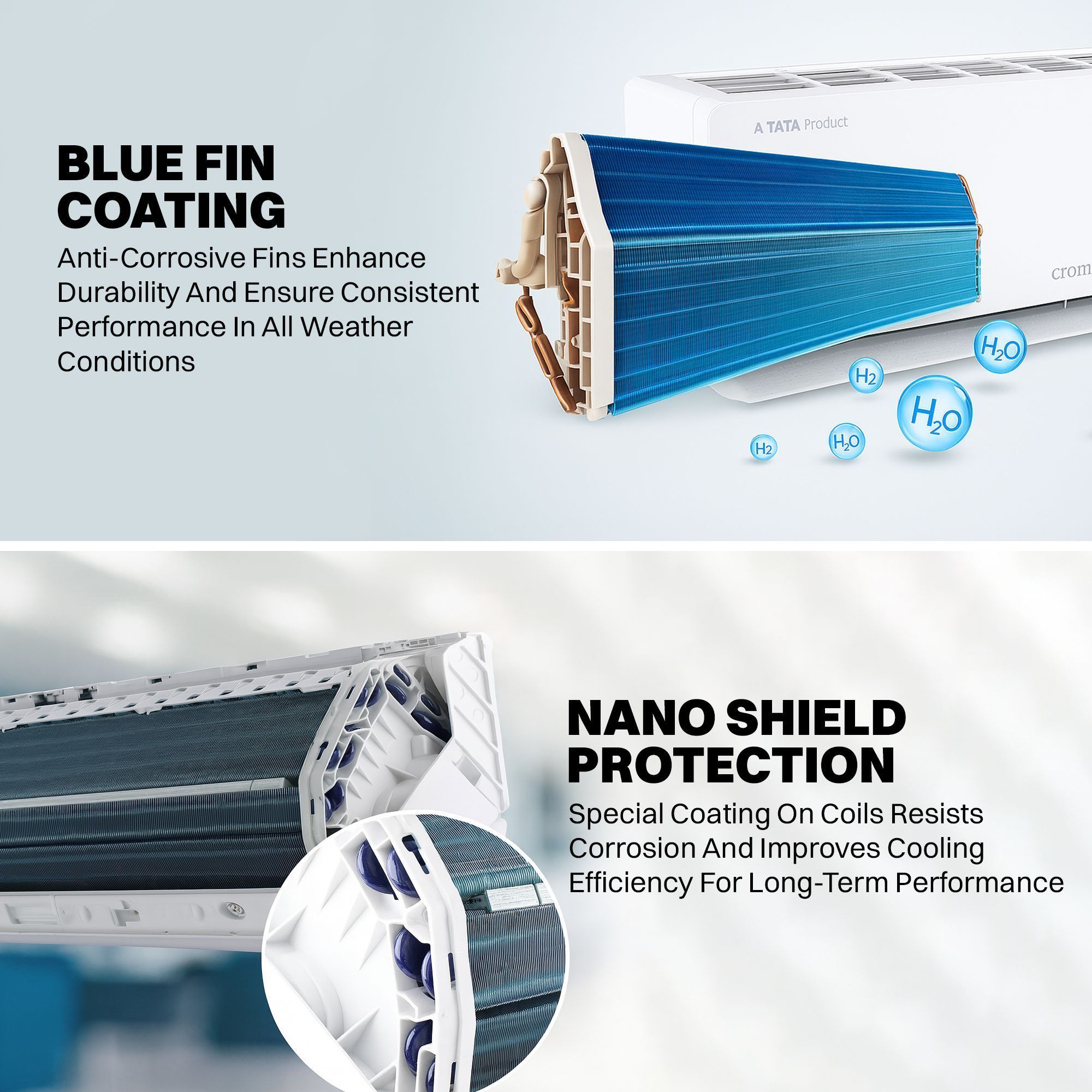 Croma 7 in 1 Convertible 0.8 Ton 3 Star Inverter Split AC with Temperature Sensor (2025 Model, Copper Condenser, CRLA009IND283263)_12