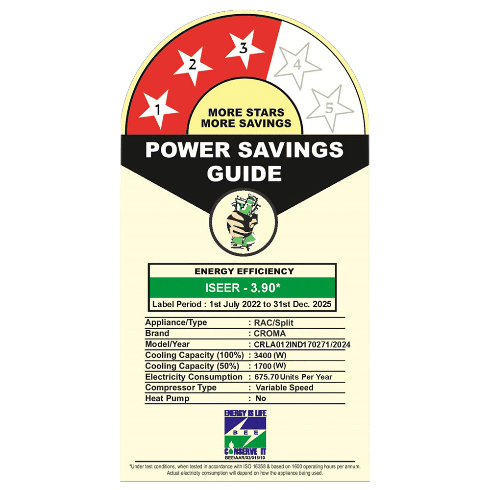 Croma 7 in 1 Convertible 1 Ton 3 Star Inverter Split AC with Temperature Sensor (2025 Model, Copper Condenser, CRLA012IND170271)_3