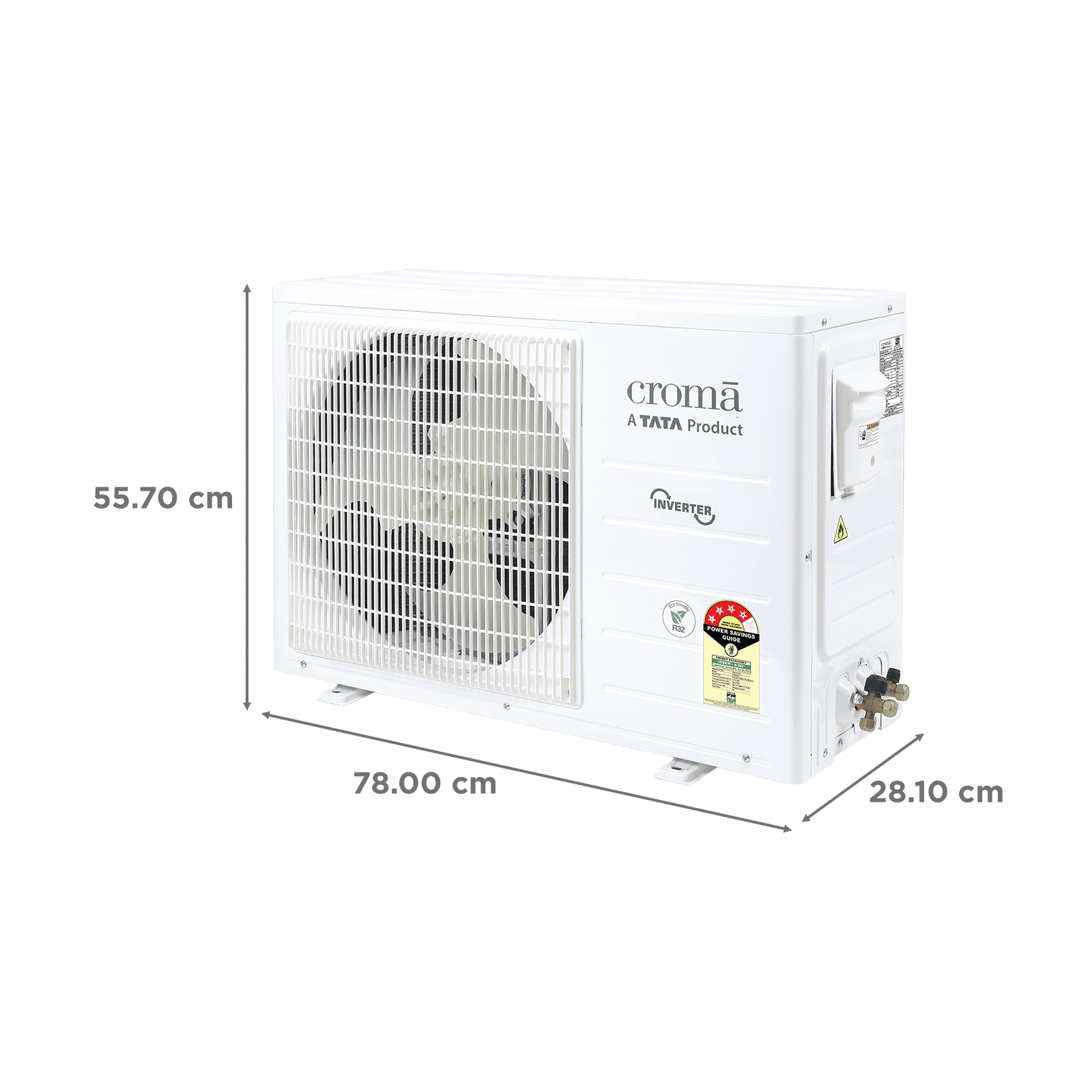 Croma 7 in 1 Convertible 1.6 Ton 4 Star Inverter Split AC with 4 way Swing function (2025 Model, Copper Condenser, CRLA019INE170278)_4