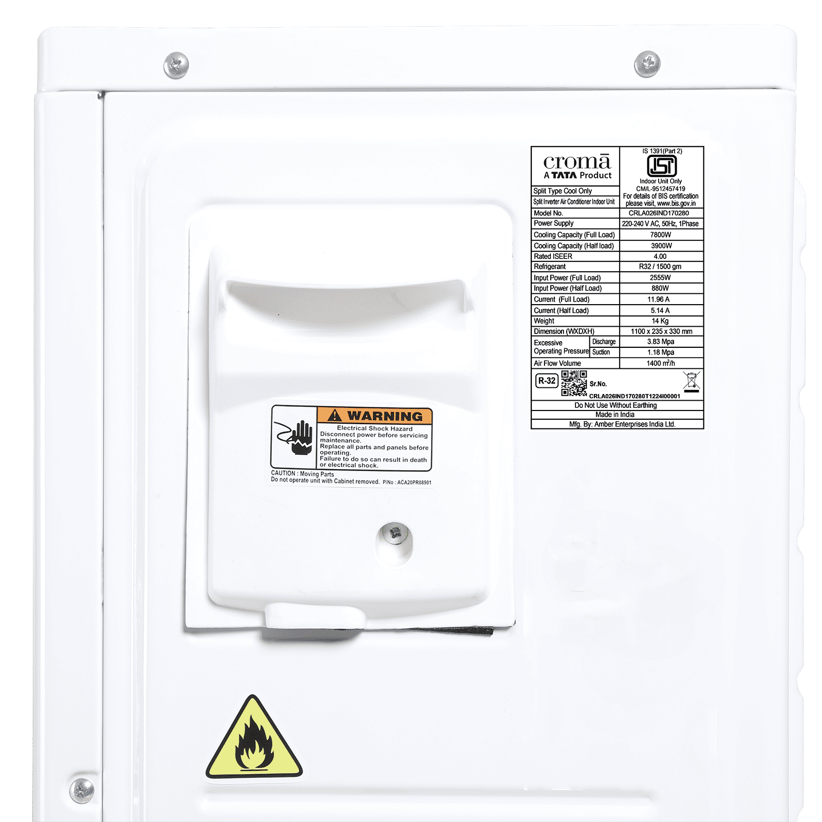 Croma 7 in 1 Convertible 2.5 Ton 3 Star Inverter Split AC with PM 2.5 Filter (2025 Model, Copper Condenser, CRLA026IND170280)_16