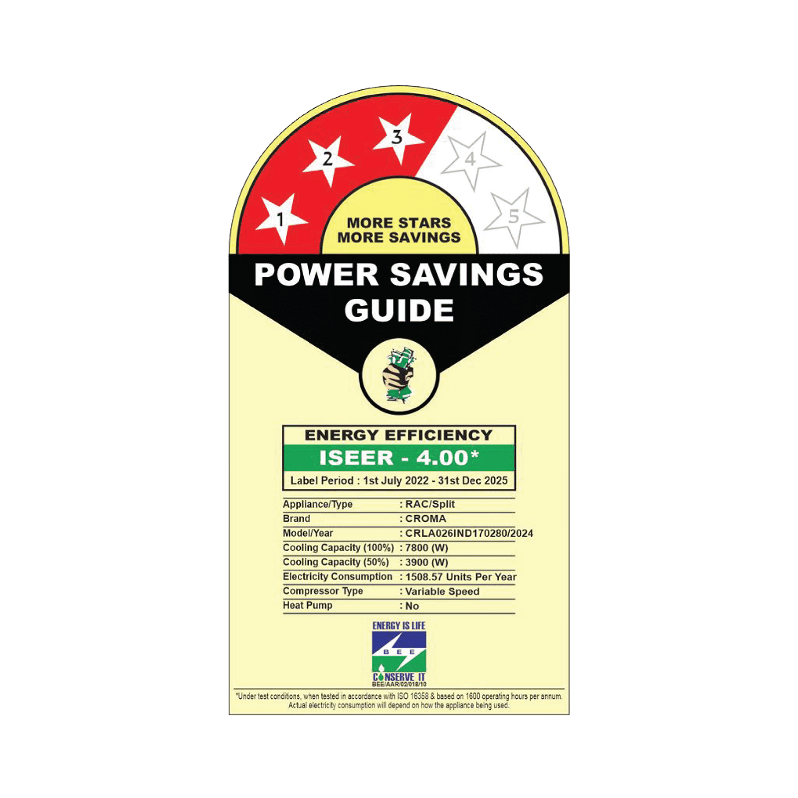 Croma 7 in 1 Convertible 2.5 Ton 3 Star Inverter Split AC with PM 2.5 Filter (2025 Model, Copper Condenser, CRLA026IND170280)_10