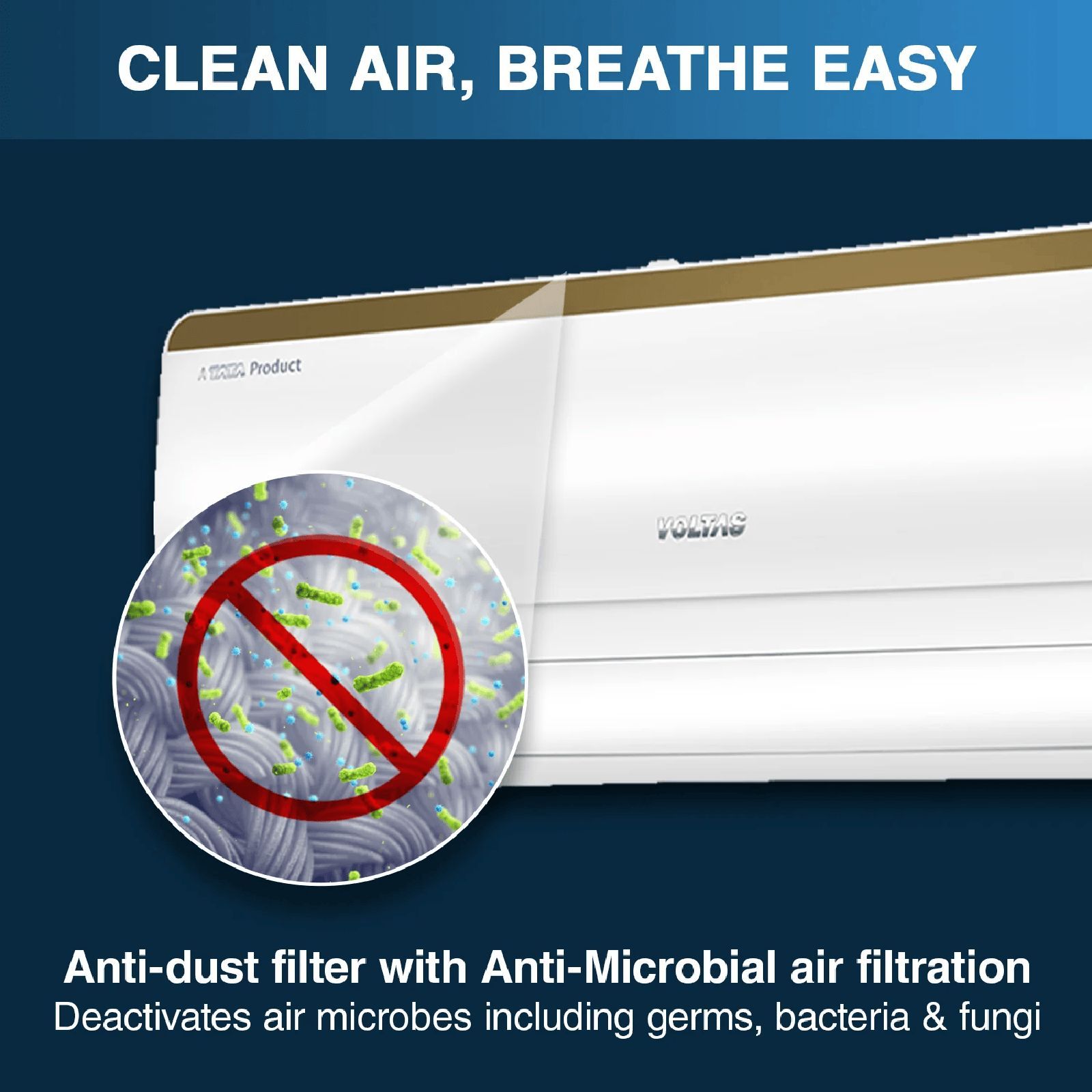 VOLTAS 183V Vertis Smart Elite Gold 1.5 Ton 3 Star Inverter Split Smart AC with IoT Enabled (Copper Condenser, 4503705 ) VOLTAS 183V Vertis Smart Elite Gold 1.5 Ton 3 Star Inverter Split Smart AC with IoT Enabled (Copper Condenser, 4503705 )_8