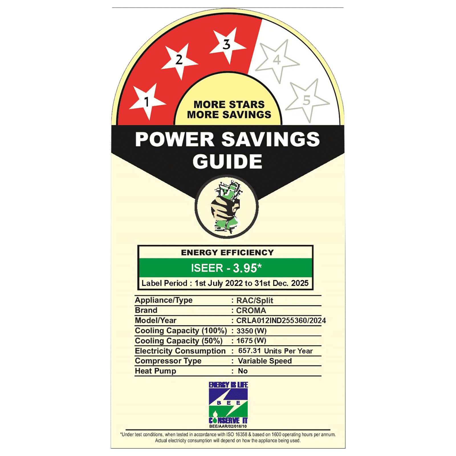 Croma 5 in 1 Convertible 1 Ton 3 Star Inverter Split AC with Anti Virus Protected Dust Filter (2025 Model, Copper Condenser, CRLA012IND255360)_3