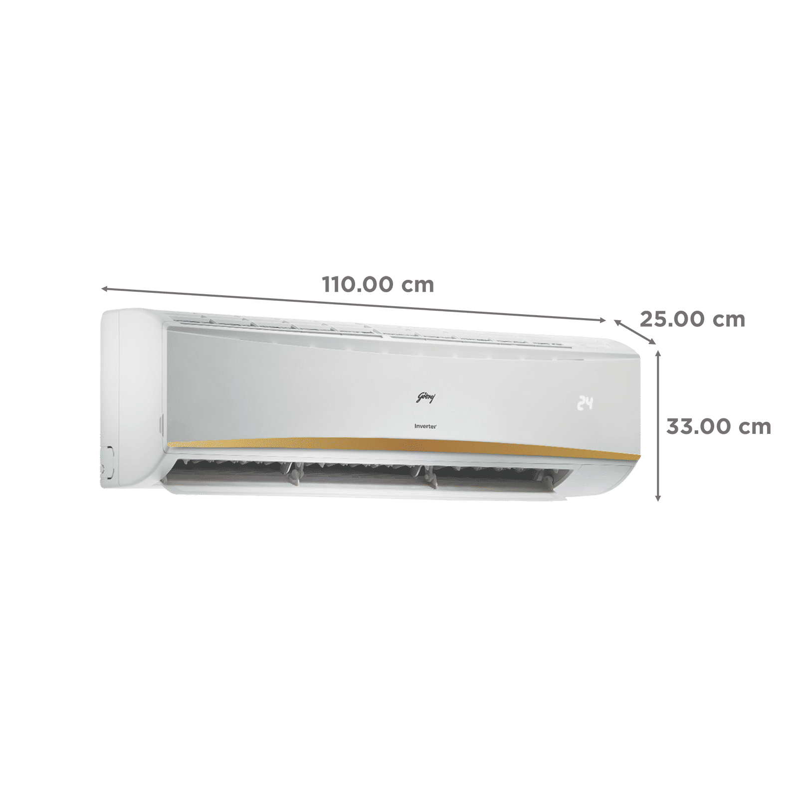 Godrej Turbo Chill Series Convertible 2.5 Ton 3 Star Inverter Split AC with Anti Freeze Thermostat (Copper Condenser, 40101701SD01301)_4