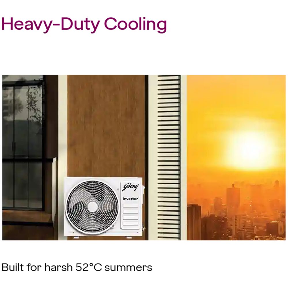 Godrej Anti-Leak Series Convertible 1 Ton 3 Star Inverter Split AC with Anti Freeze Thermostat (Copper Condenser, 40101701SD01366)_10