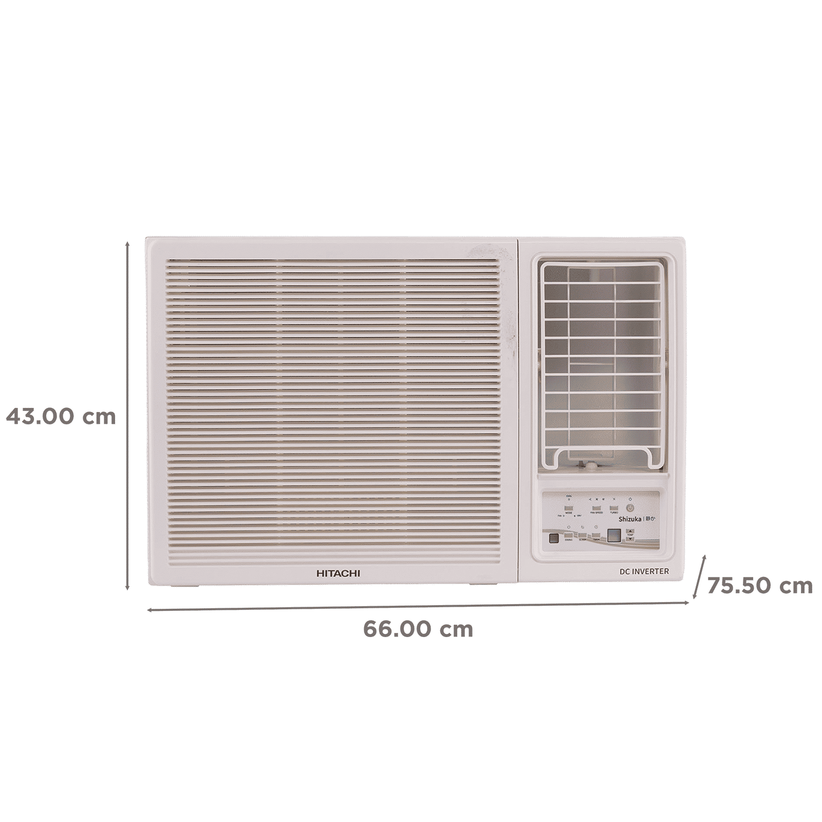 HITACHI Shizuka 1.5 Ton 5 Star Inverter Window AC (Copper Condenser, RAW518HHEO) HITACHI Shizuka 1.5 Ton 5 Star Inverter Window AC (Copper Condenser, RAW518HHEO)_4