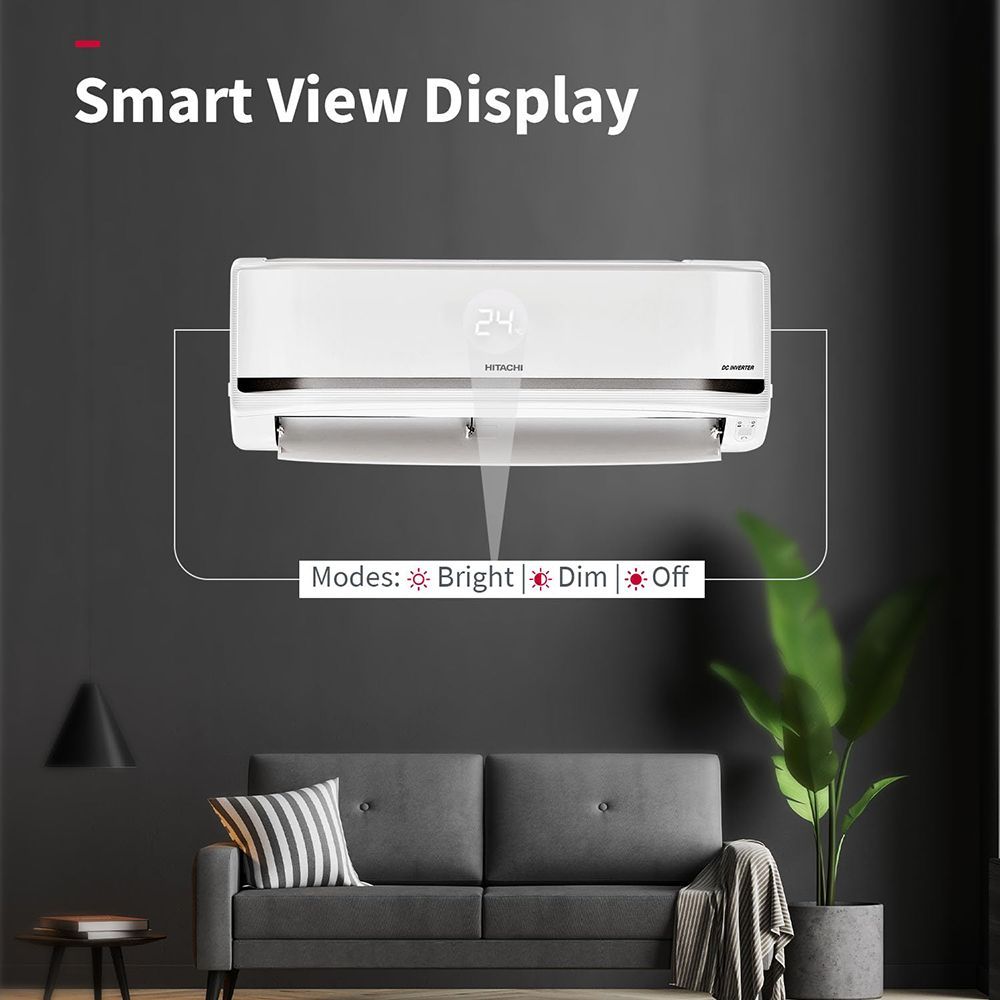 HITACHI Yoshi 5500STXL 2 Ton 5 Star Inverter Split AC with Anti Bacterial Super Fine Mesh Filter (Copper Condenser, RAS.V522PCBISH1)_18