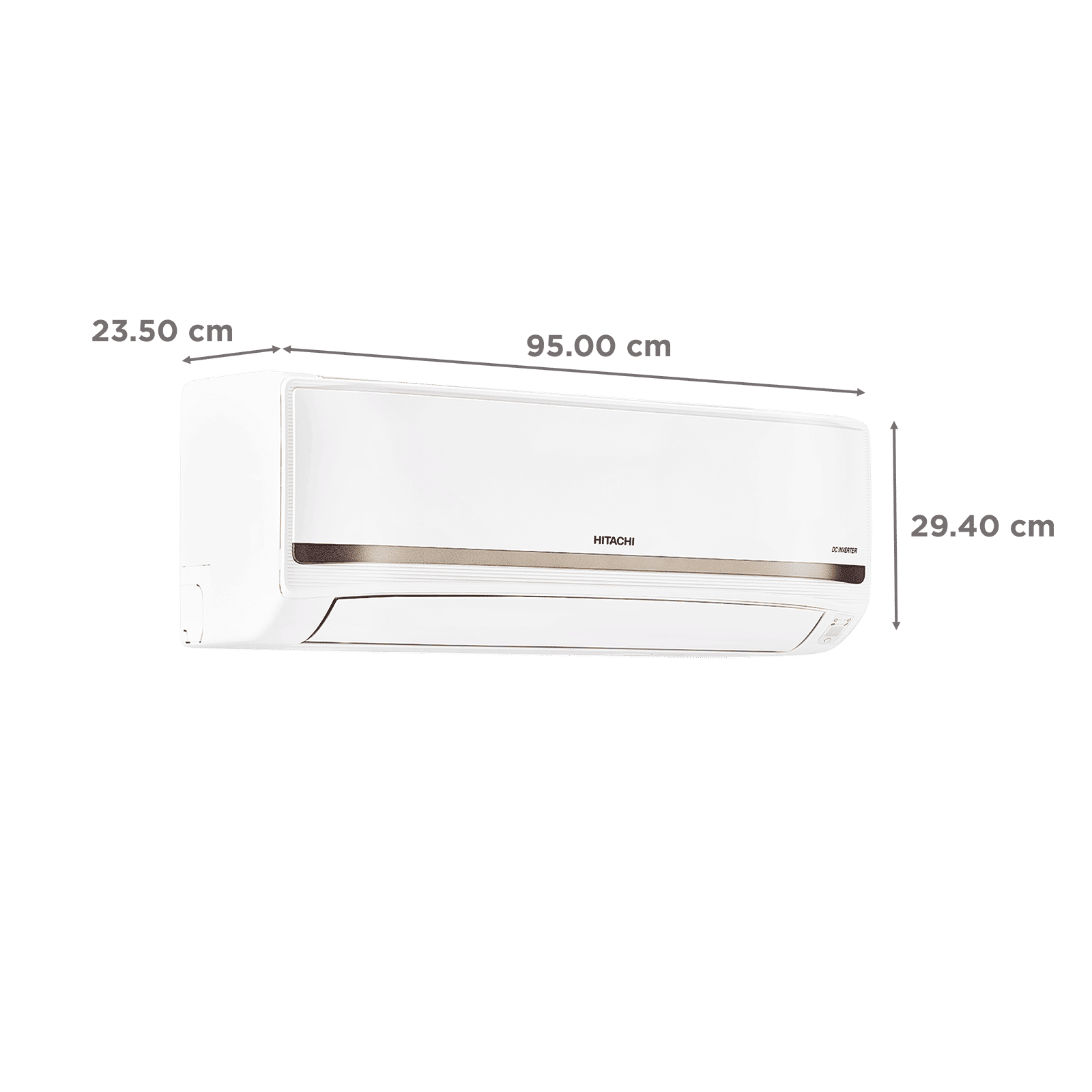 HITACHI iZen 3400SXL Convertible 2 Ton 3 Star Invertor Split AC with Anti Bacterial SuperFine Mesh Filter (Copper Condenser, RAS.G322PCBISS)_4