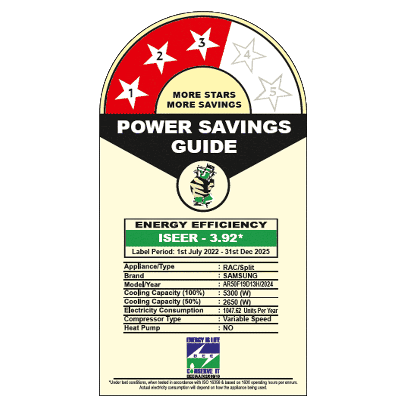 SAMSUNG 5 in 1 Convertible 1.5 Ton 3 Star Inverter Split Smart AC with Voice Assistant (2025 Model, Copper Condenser, AR50F19D13HNNA) SAMSUNG 5 in 1 Convertible 1.5 Ton 3 Star Inverter Split Smart AC with Voice Assistant (2025 Model, Copper Condenser, AR50F19D13HNNA)_4