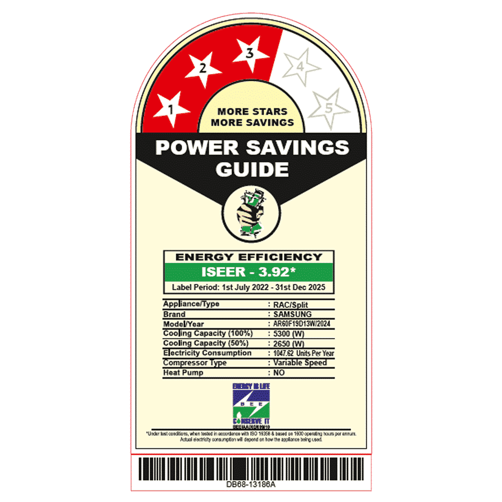 SAMSUNG WindFree 5 in 1 Convertible 1.5 Ton 3 Star Inverter Split Smart AC with Voice Assistant (2025 Model, Copper Condenser, AR60F19D13WNNA) SAMSUNG WindFree 5 in 1 Convertible 1.5 Ton 3 Star Inverter Split Smart AC with Voice Assistant (2025 Model, Copper Condenser, AR60F19D13WNNA)_3